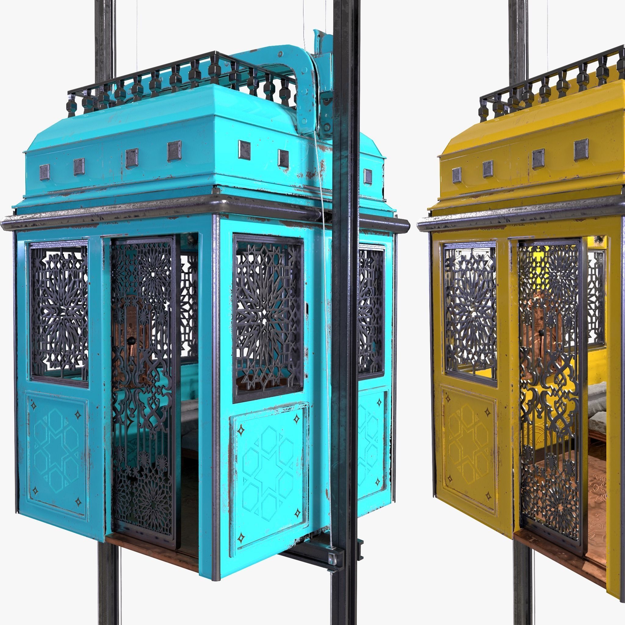 Elevator Vol 02 Old 3D model 3D model_4