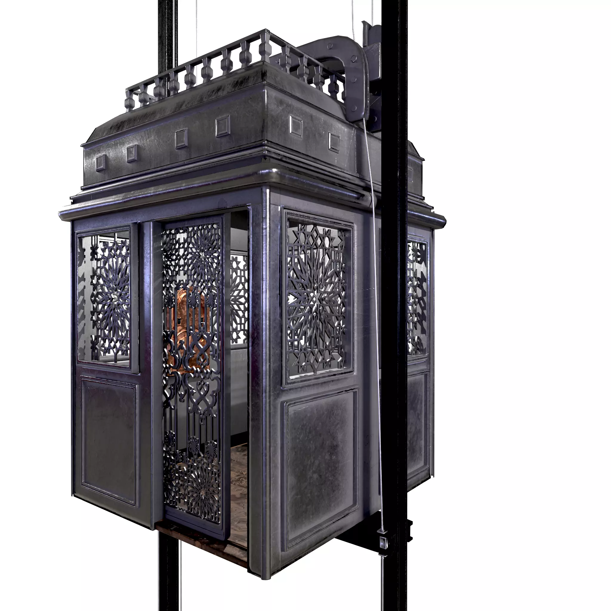 Elevator Vol 02 Old 3D model 3D model_0