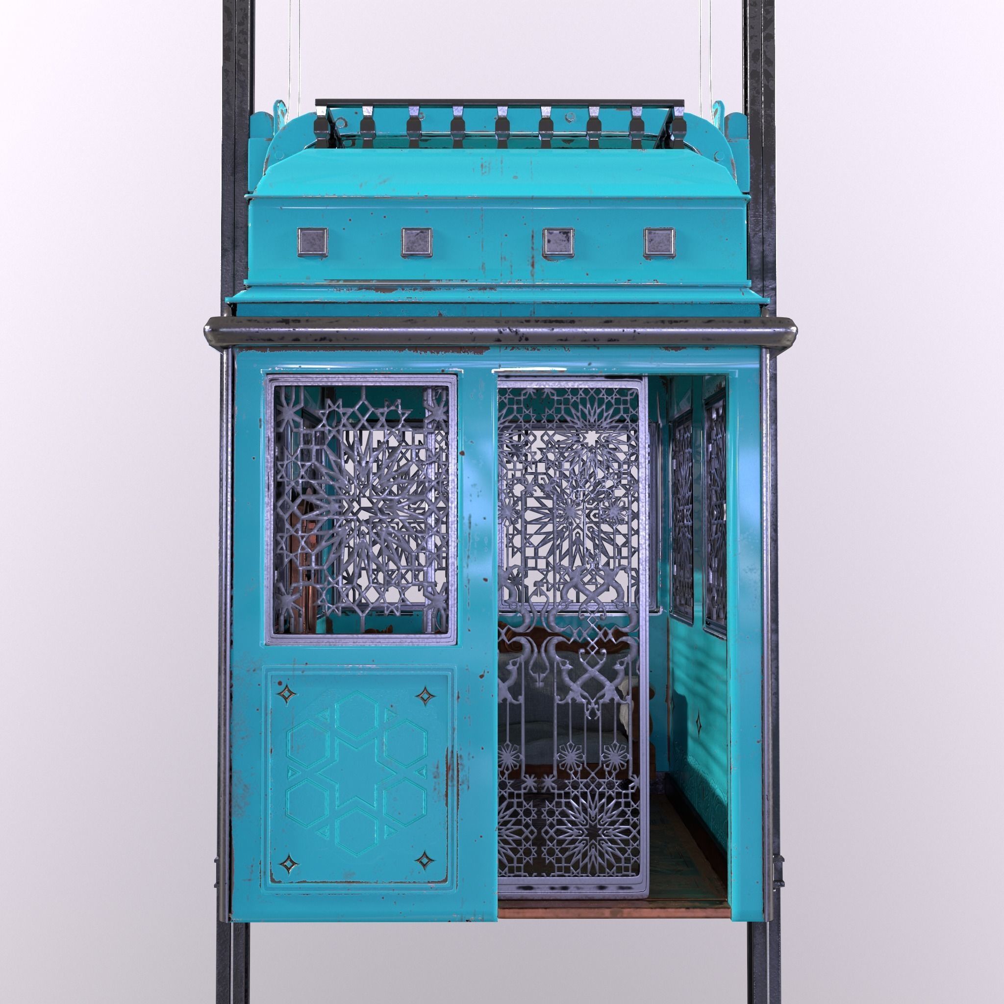 Elevator Vol 02 Old 3D model 3D model_10