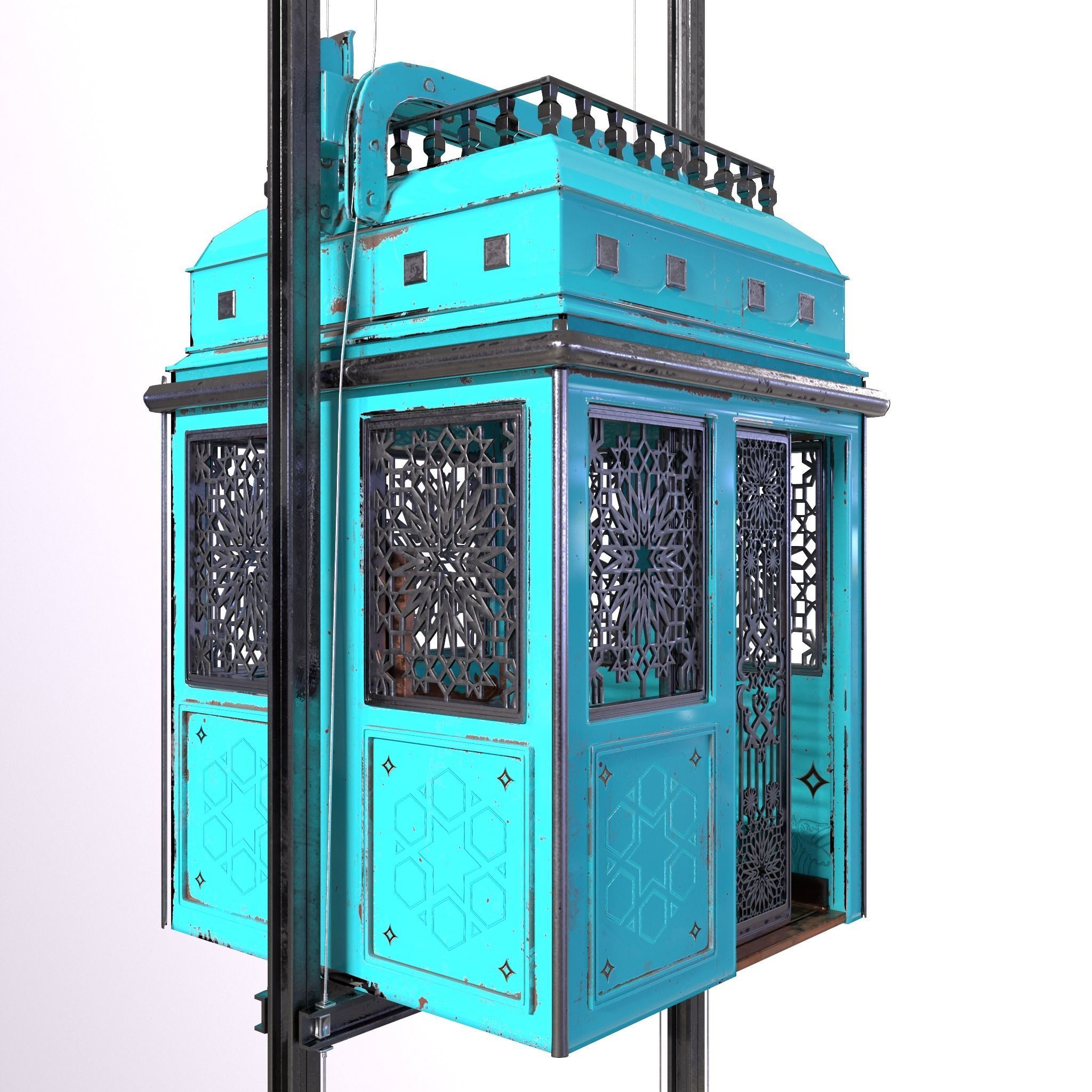 Elevator Vol 02 Old 3D model 3D model_11