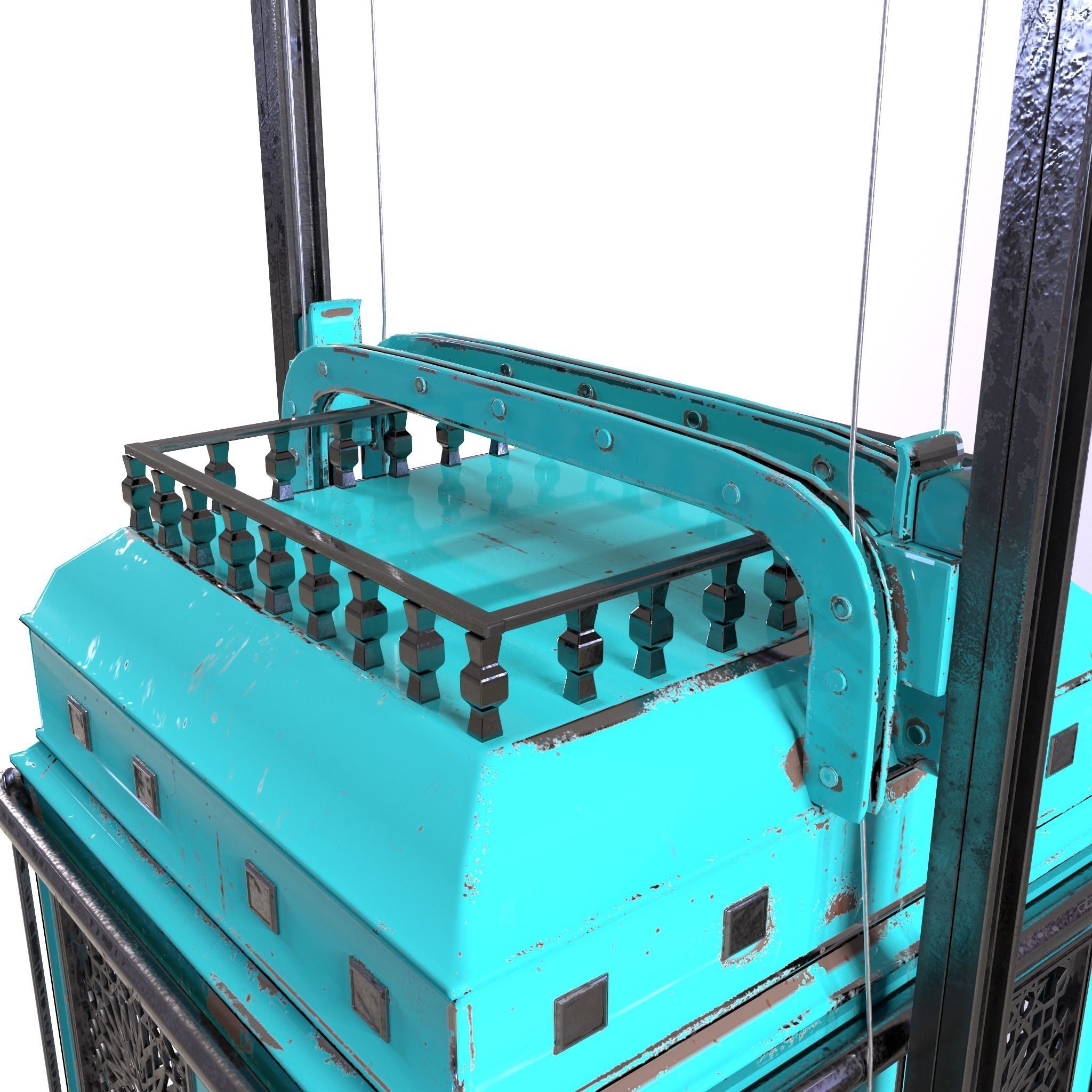 Elevator Vol 02 Old 3D model 3D model_14
