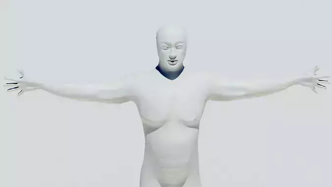 human base mesh Free 3D model
