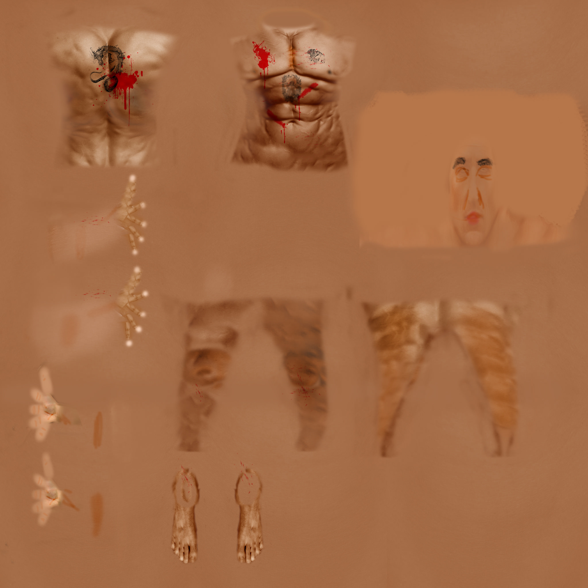 human base mesh Free 3D model_2