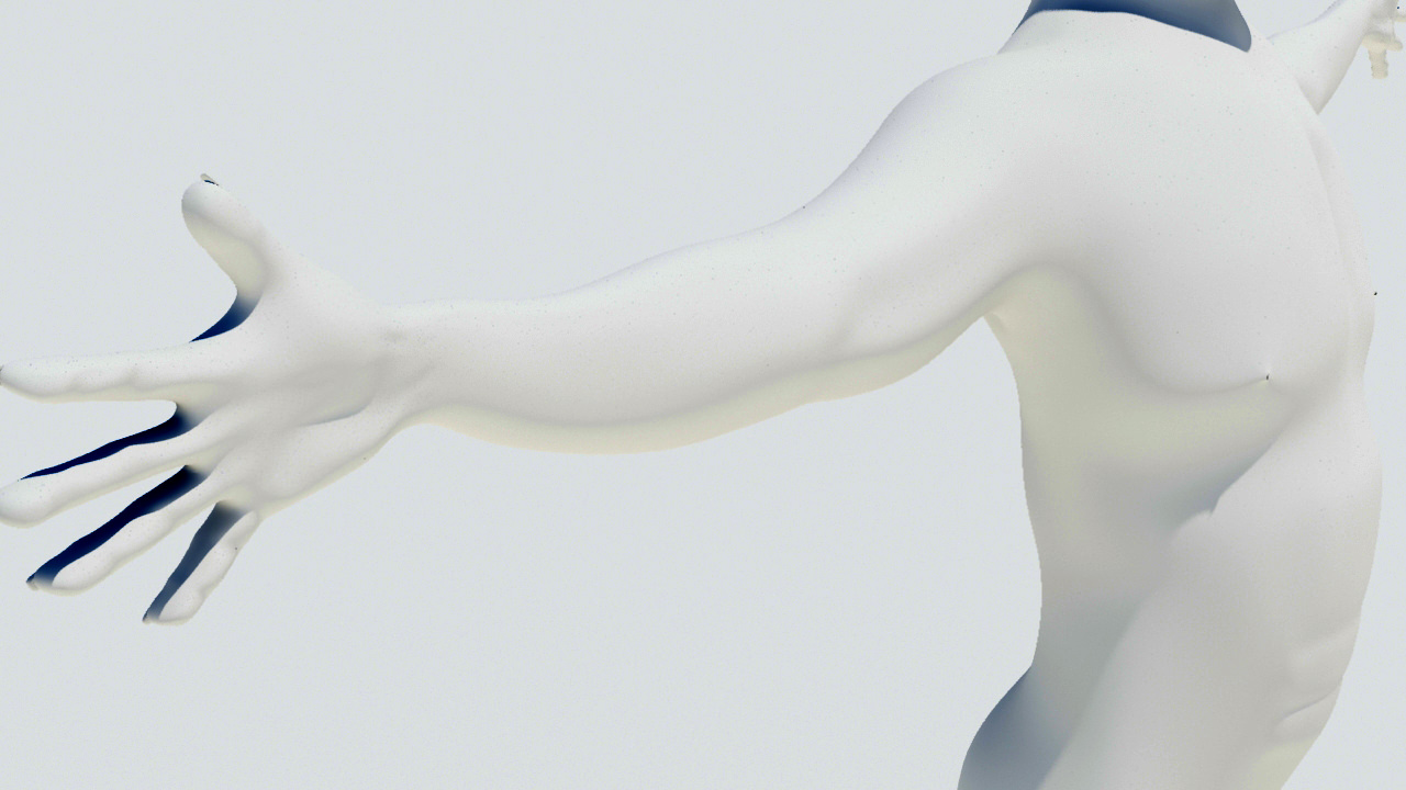 human base mesh Free 3D model_4