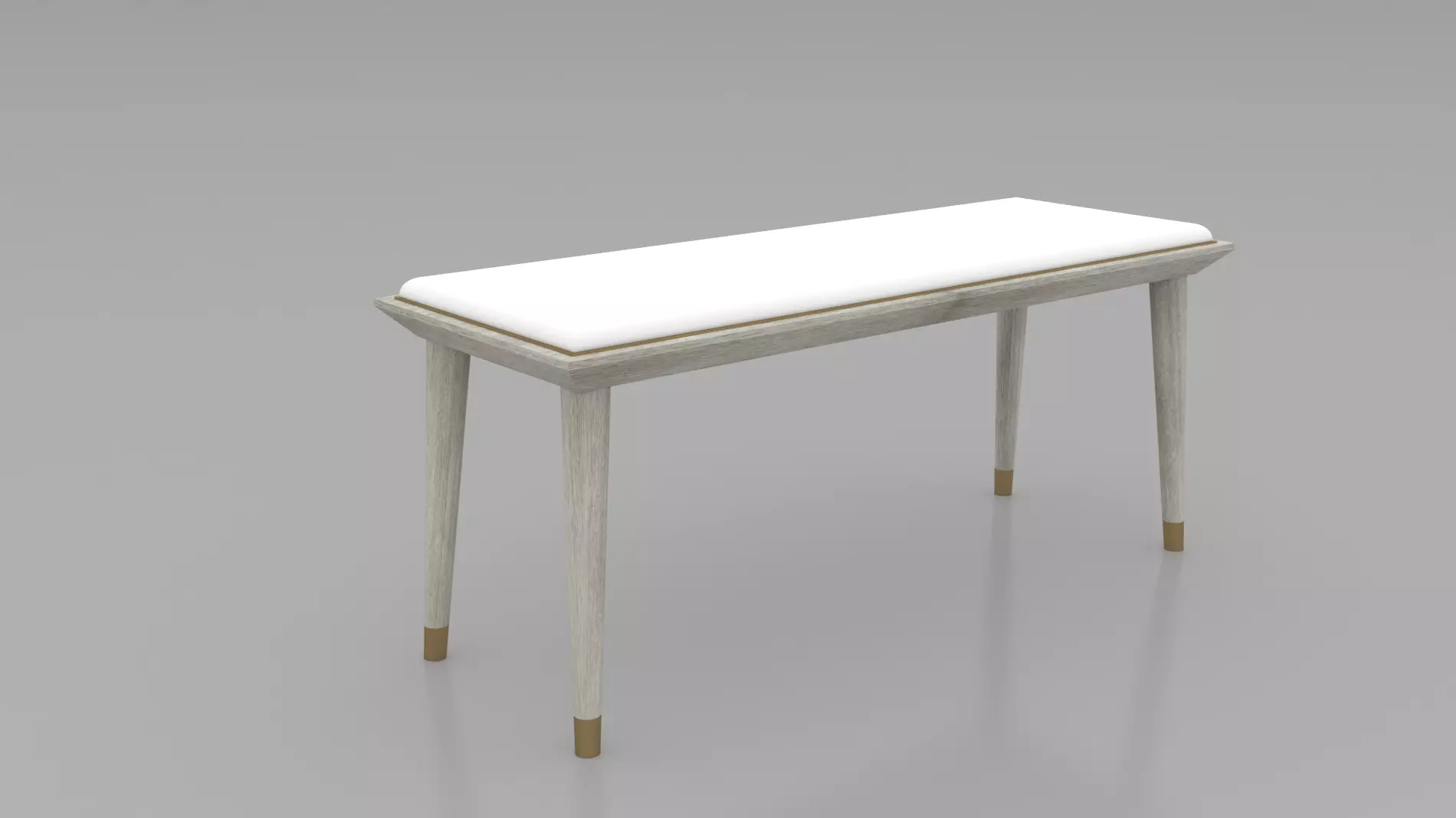 Bench Seating Ottoman furniture 3D model
