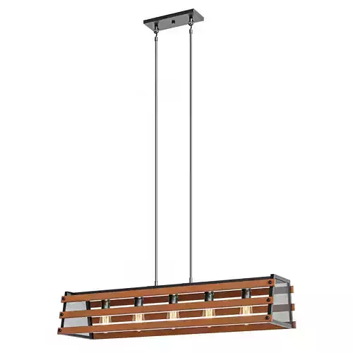 Swiney 5 Light Kitchen Island Linear Pendant