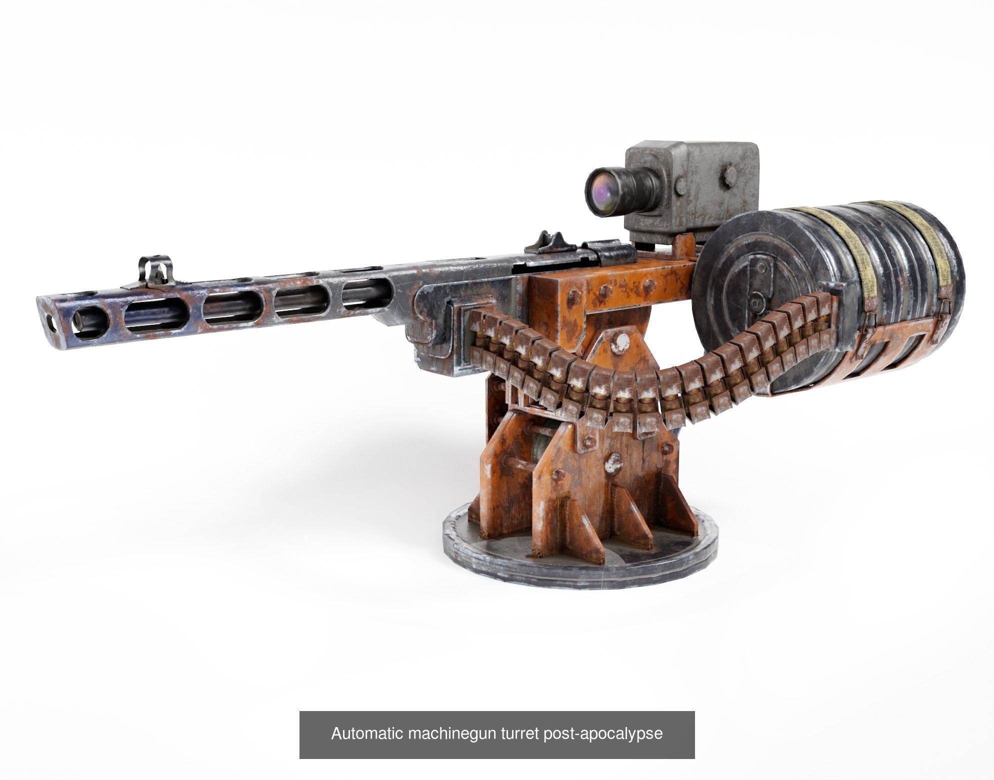 Postapocalypse gun da1 3D Model Collection_5