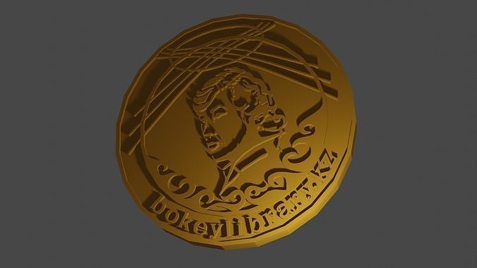 Bokey moneta 3D print model