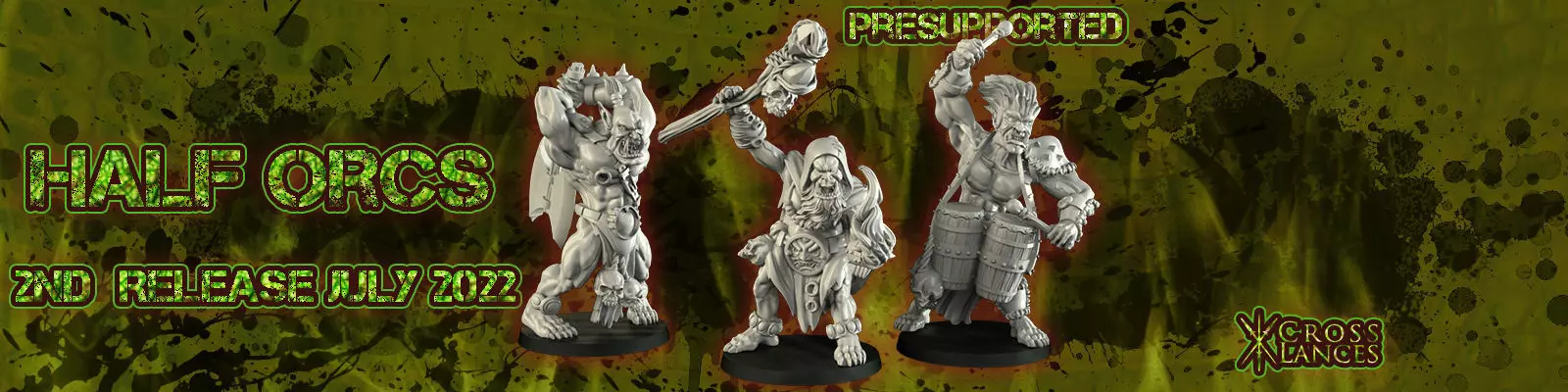 half-orc half - cross zombies 3D print model_0