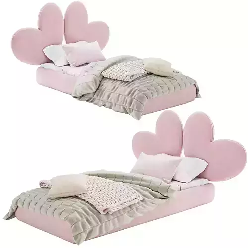Crib heart - Children bed