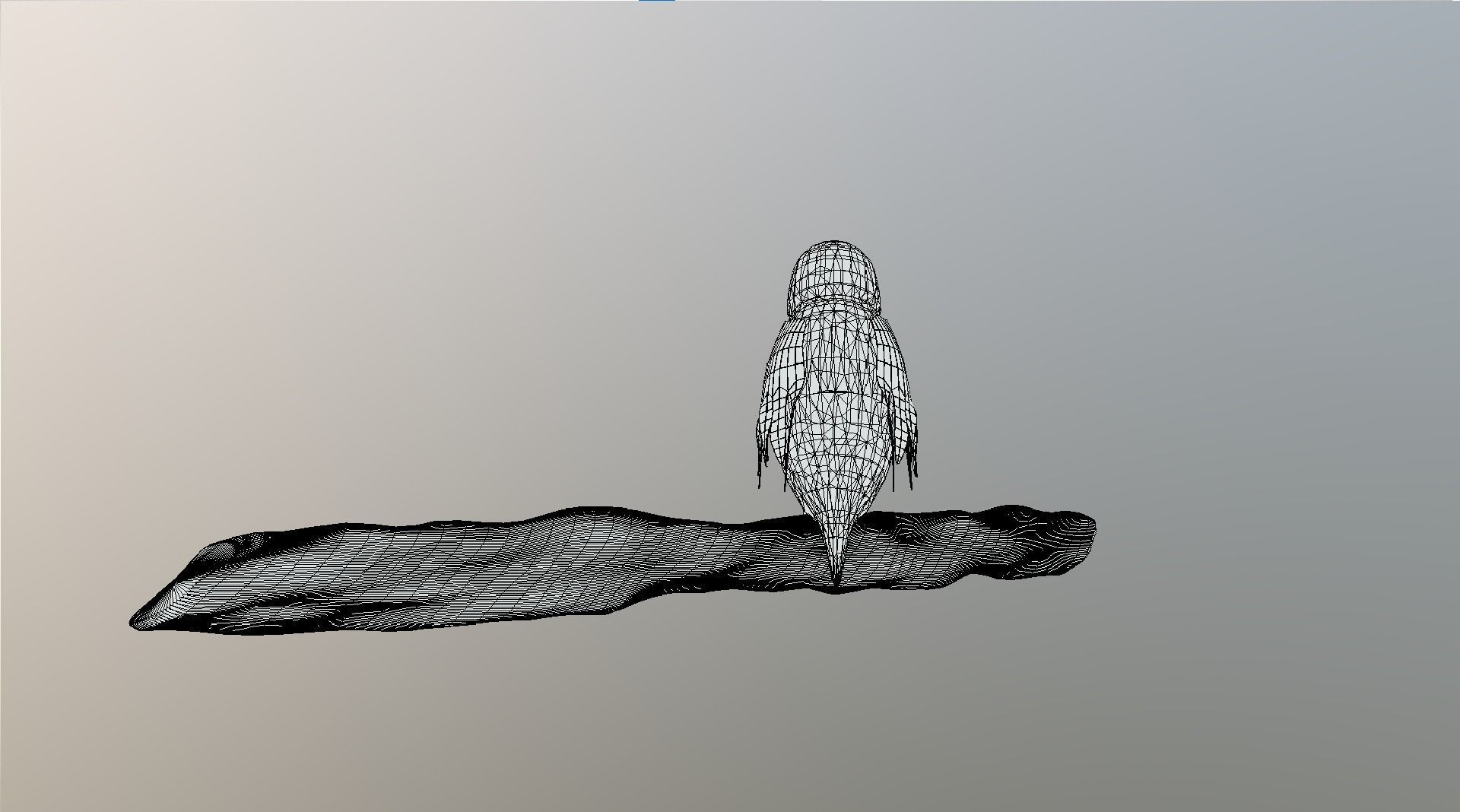 Kingfisher Bird Low-poly 3D model_10