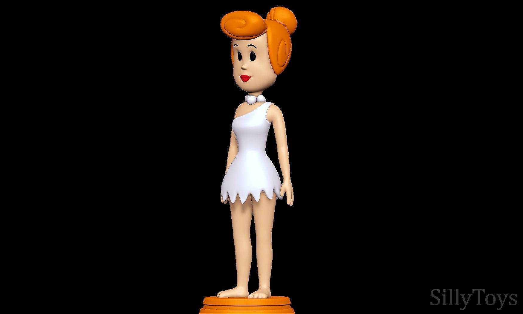Wilma Flintstone - The Flintstones 3D print model_5