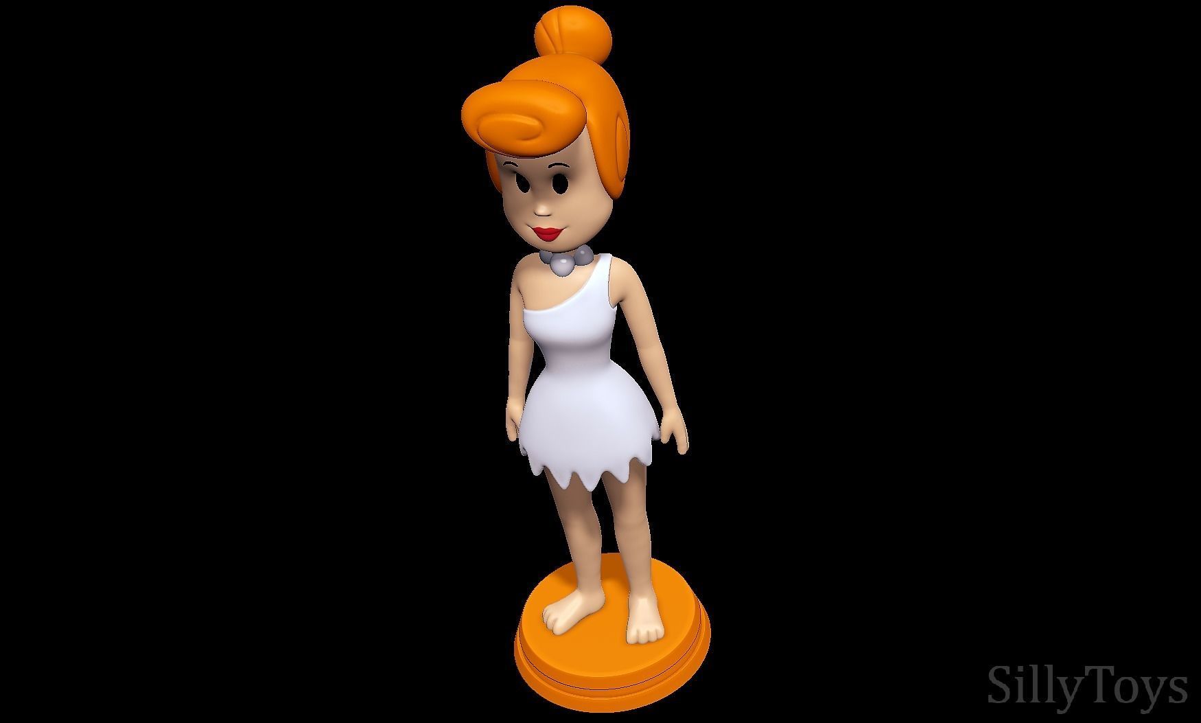 Wilma Flintstone - The Flintstones 3D print model_6