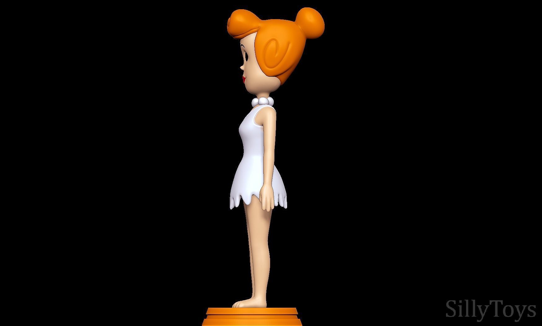 Wilma Flintstone - The Flintstones 3D print model_4