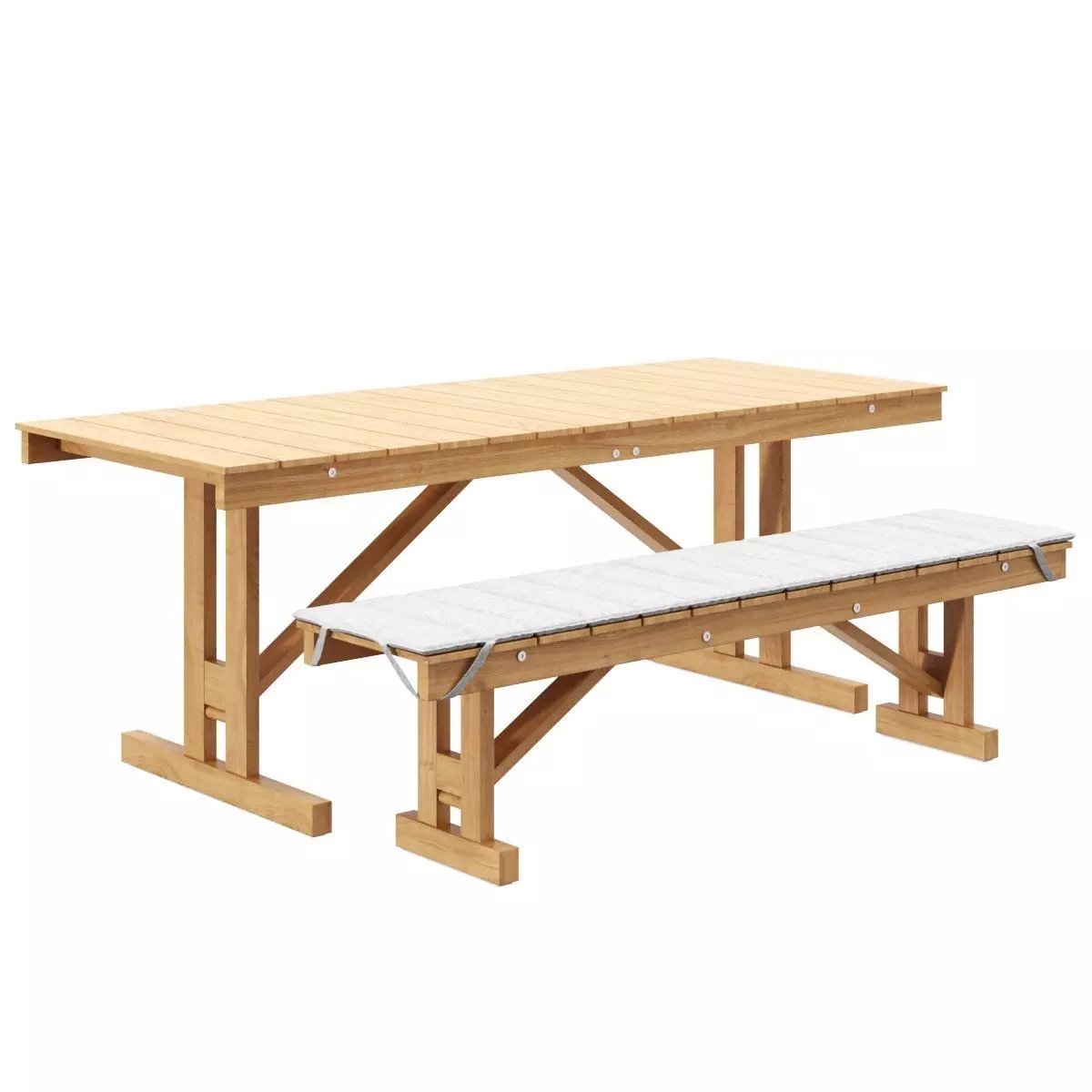 Carl Hansen BM1771 Dining table 3D model