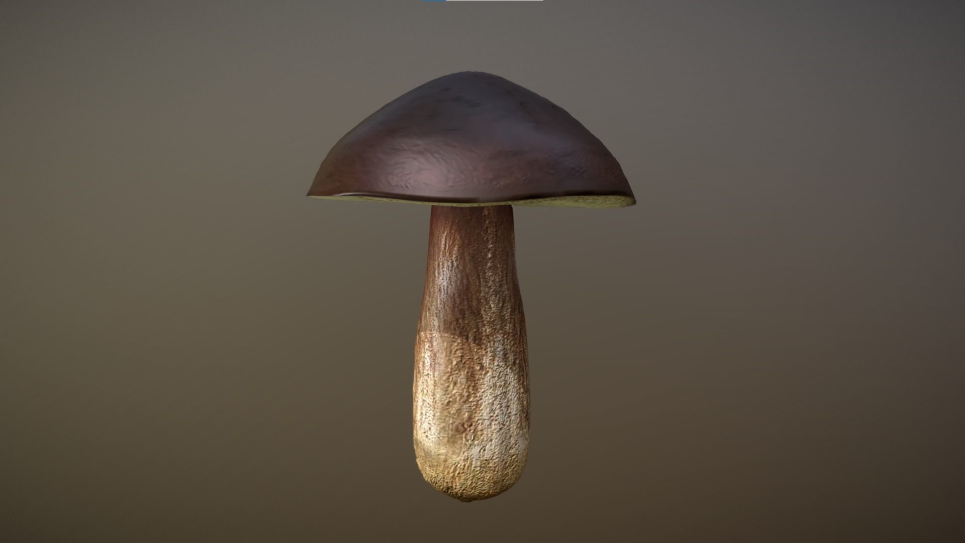 Mushroom - Boletus Edulis Free low-poly 3D model_2