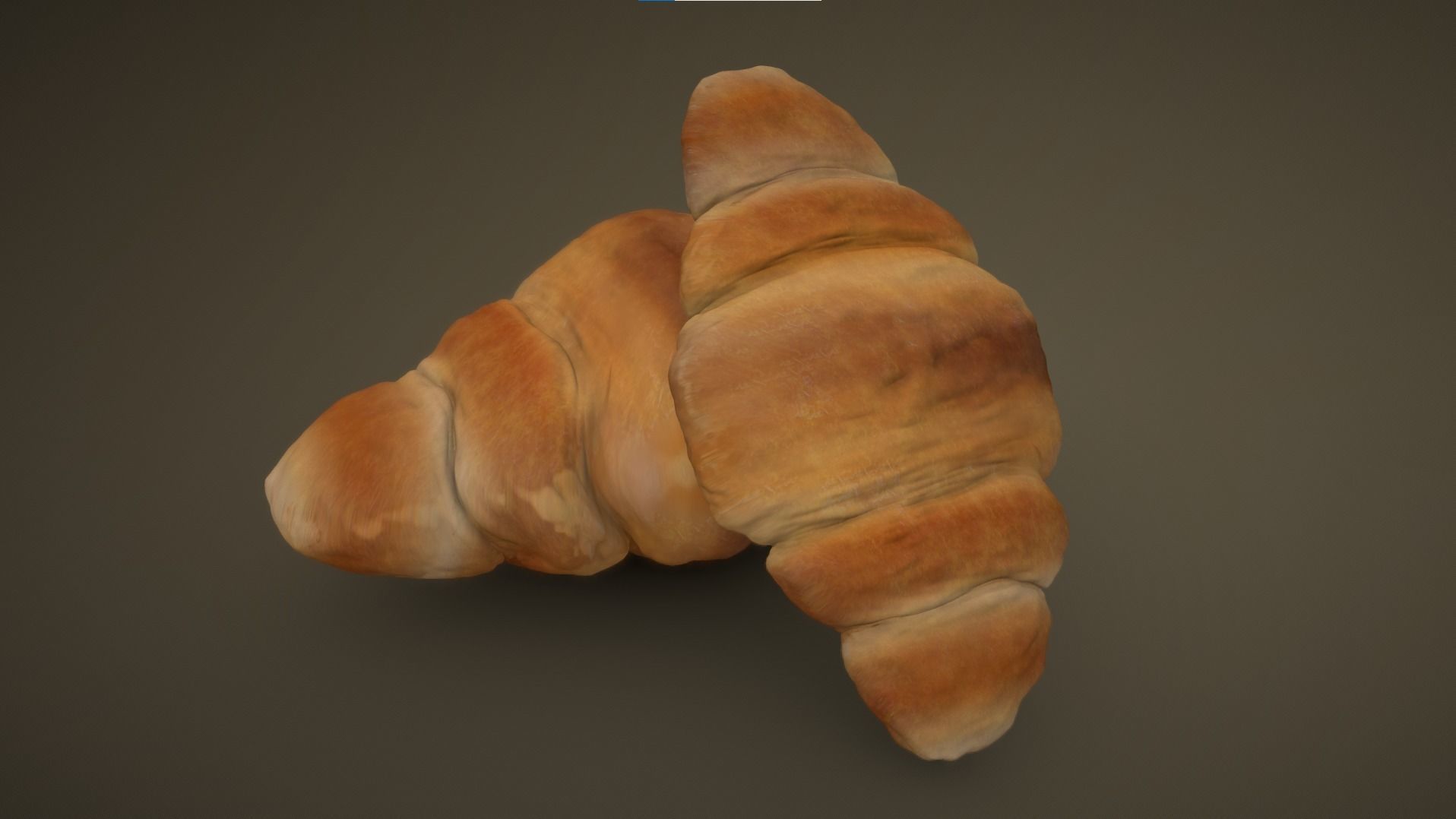 Crispy Crossaint Free 3D model_5