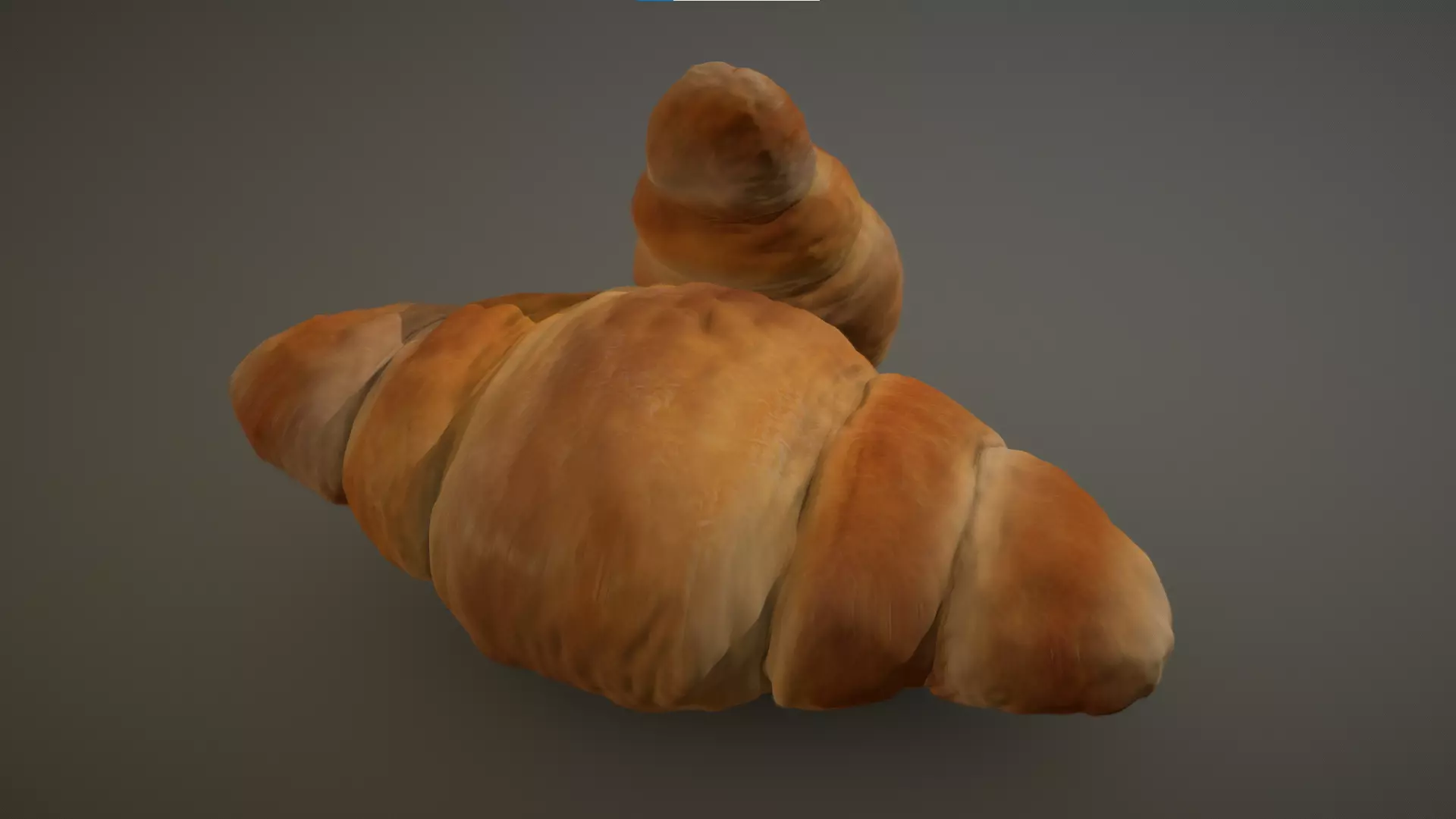 Crispy Crossaint Free 3D model_0