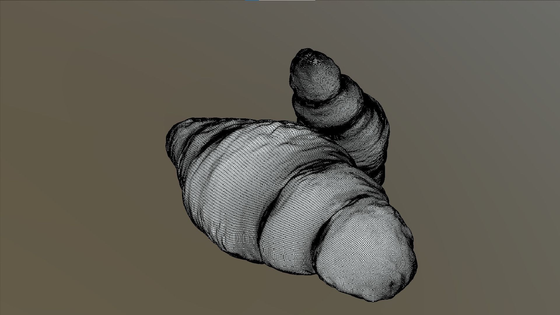 Crispy Crossaint Free 3D model_9