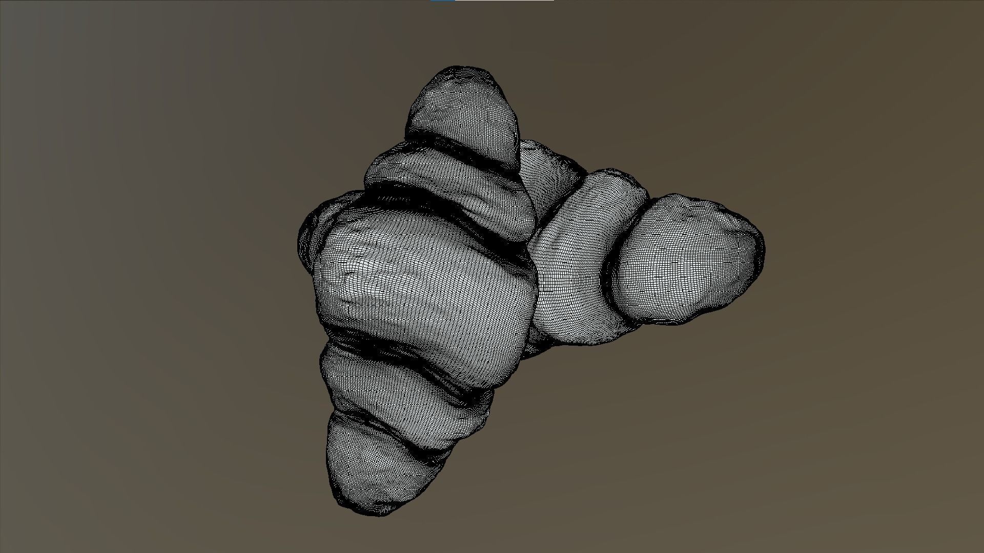 Crispy Crossaint Free 3D model_8