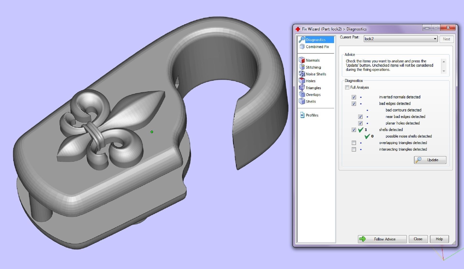 beautiful chain or bracelet royal lily and maltese cross 3D print model_9