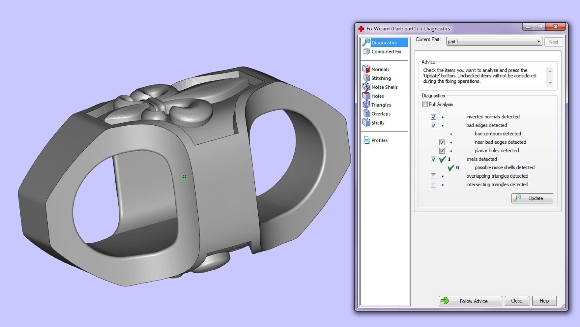 beautiful chain or bracelet royal lily and maltese cross 3D print model_4