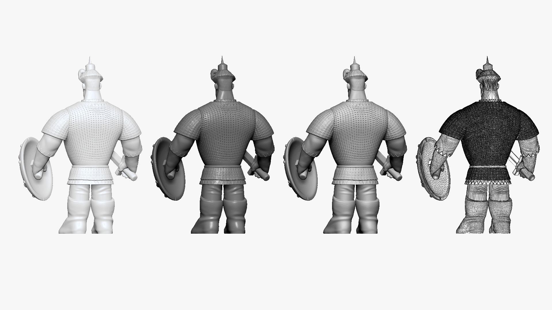001171 cartoon alyosha popovich bogatyr 3d print ready 3D print model_3