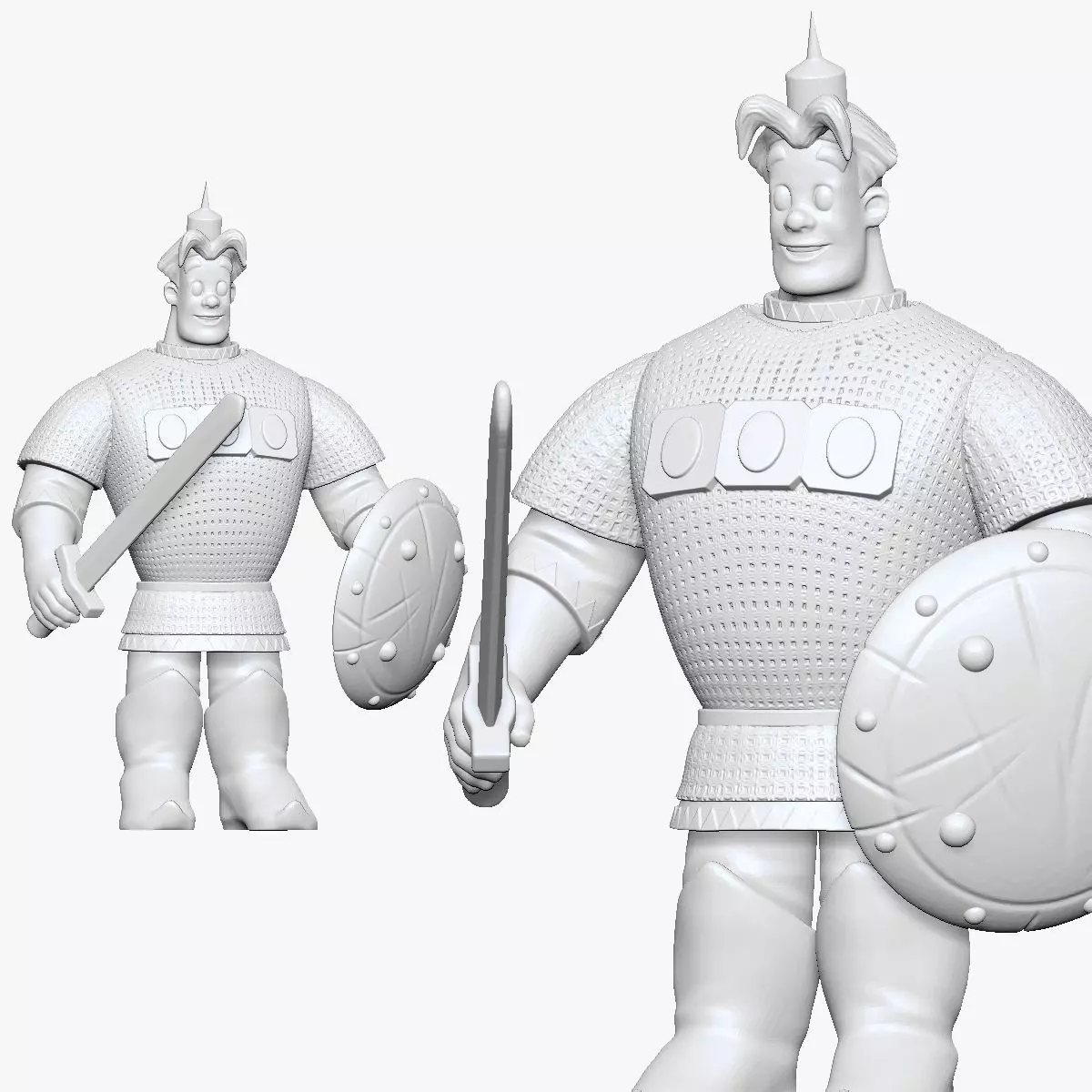 001171 cartoon alyosha popovich bogatyr 3d print ready 3D print model_0