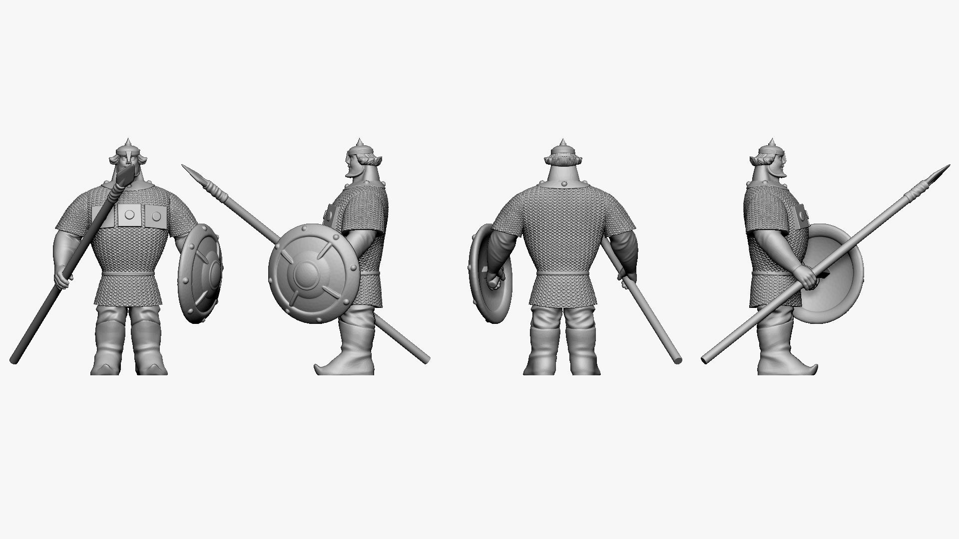 001172 cartoon dobrinya nikitich bogatyr 3d print ready 3D print model_4