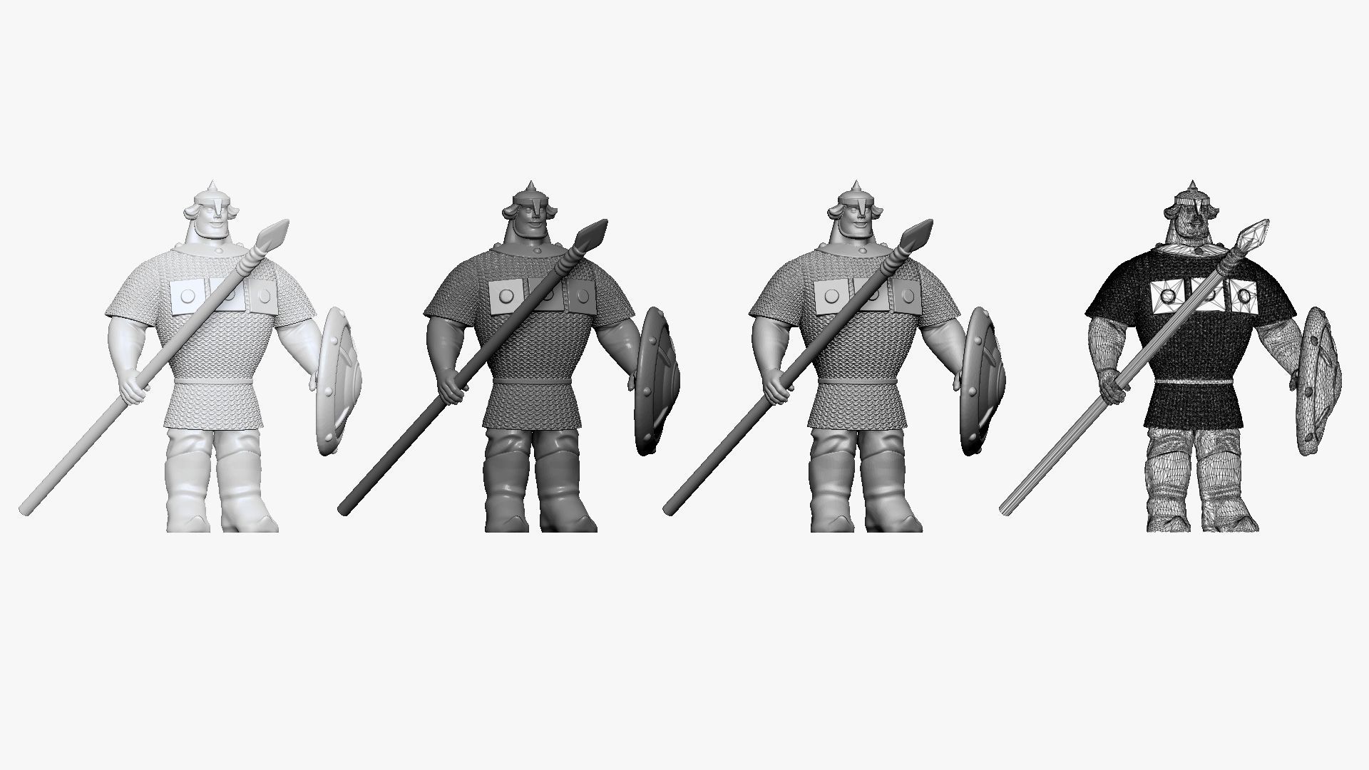 001172 cartoon dobrinya nikitich bogatyr 3d print ready 3D print model_2