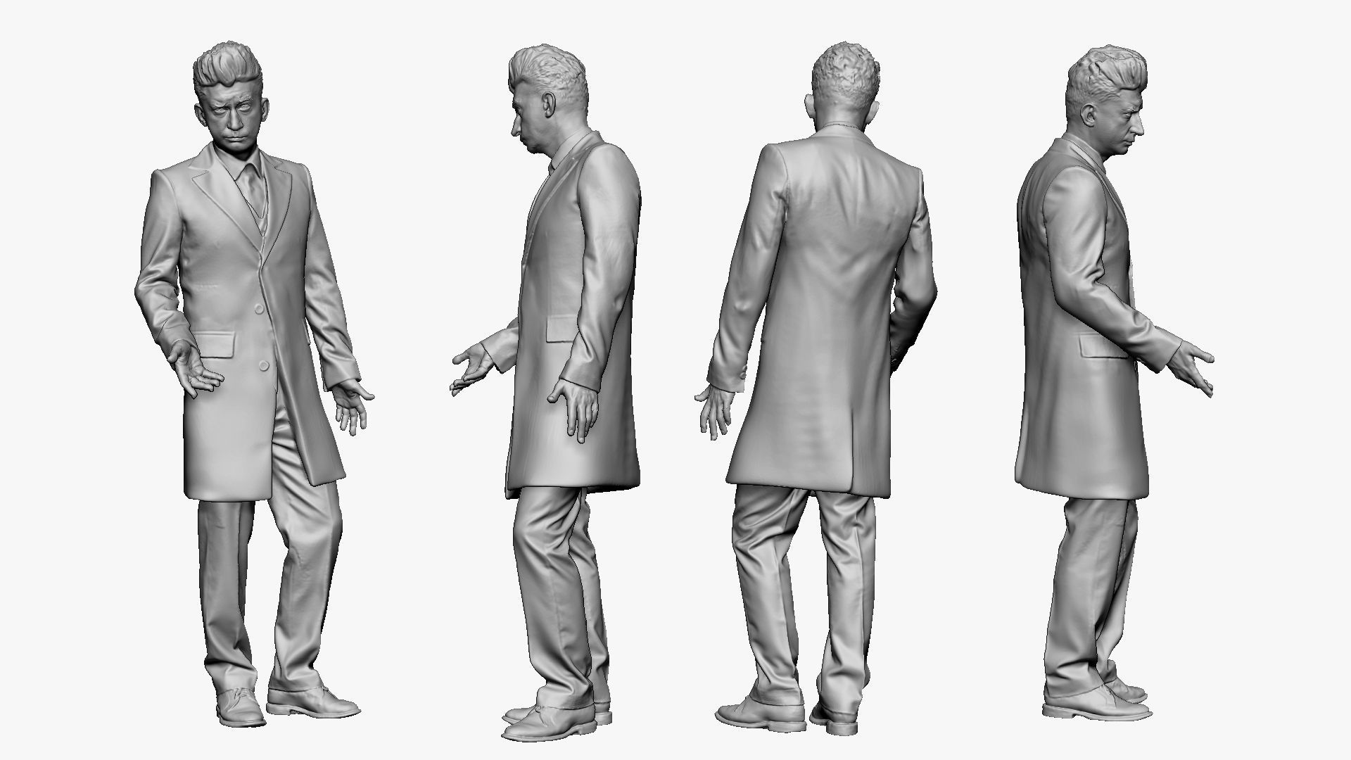 001181 magic man in black evil suit 3D model_4