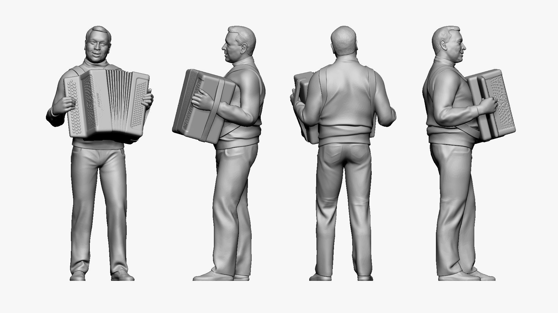 001191 man in purple tshirt and bayan in hands 3dp 3D print model_4