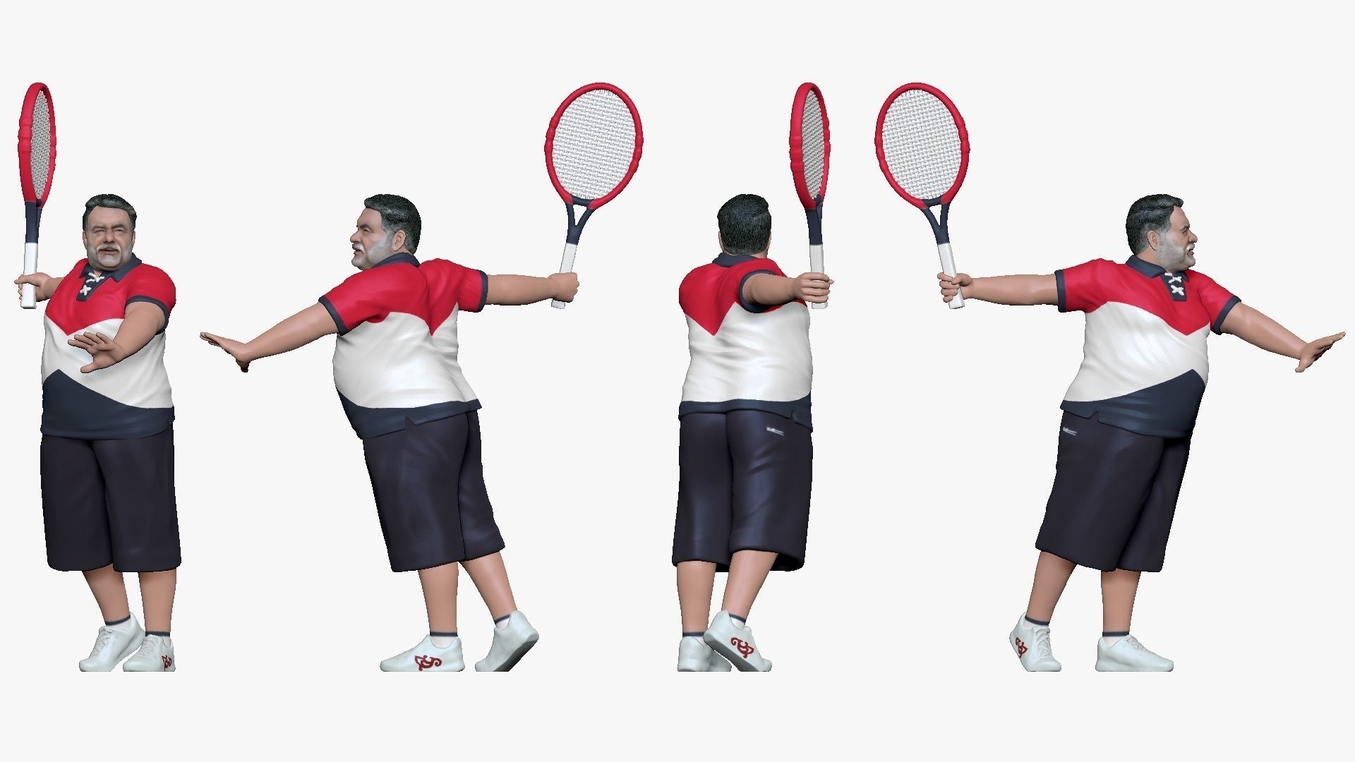 001197 happy old tennis man 3D model_3