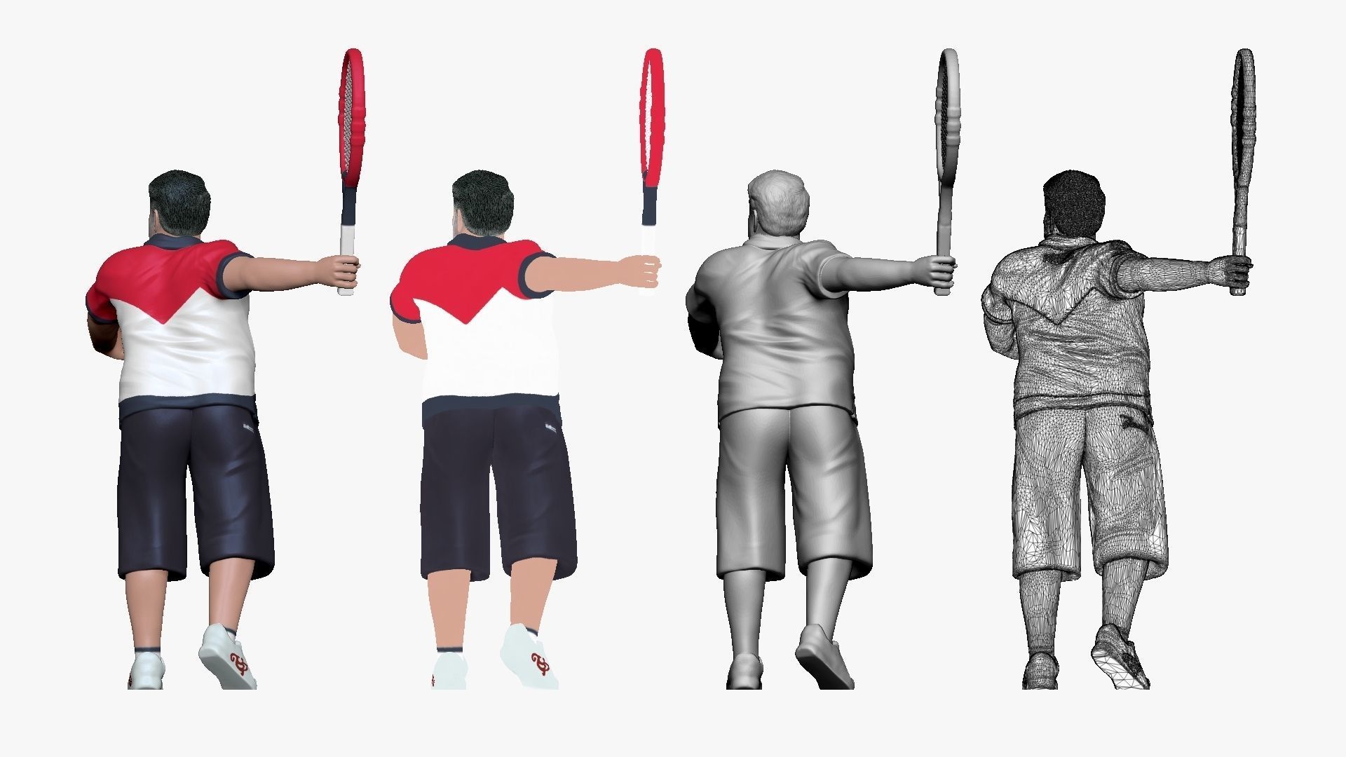 001197 happy old tennis man 3D model_2
