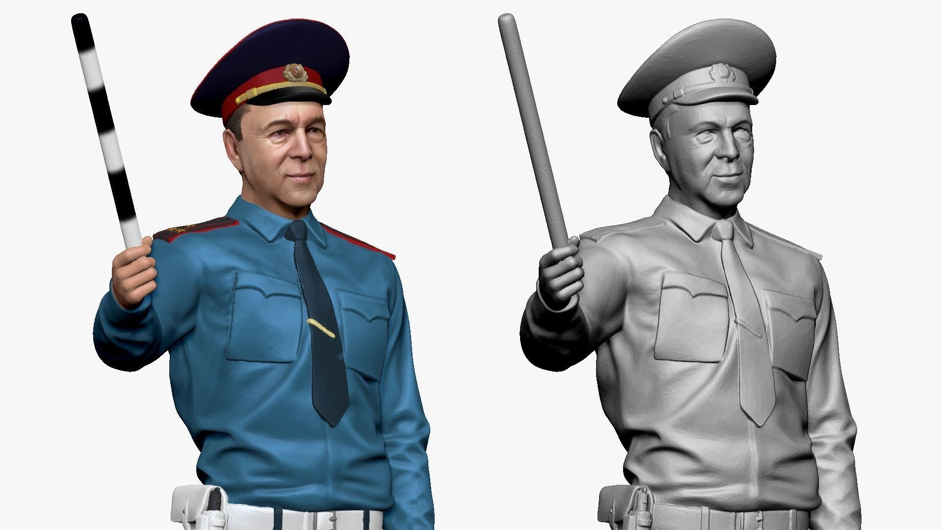 001202 man in militsioner uniform 3dp 3D print model_5