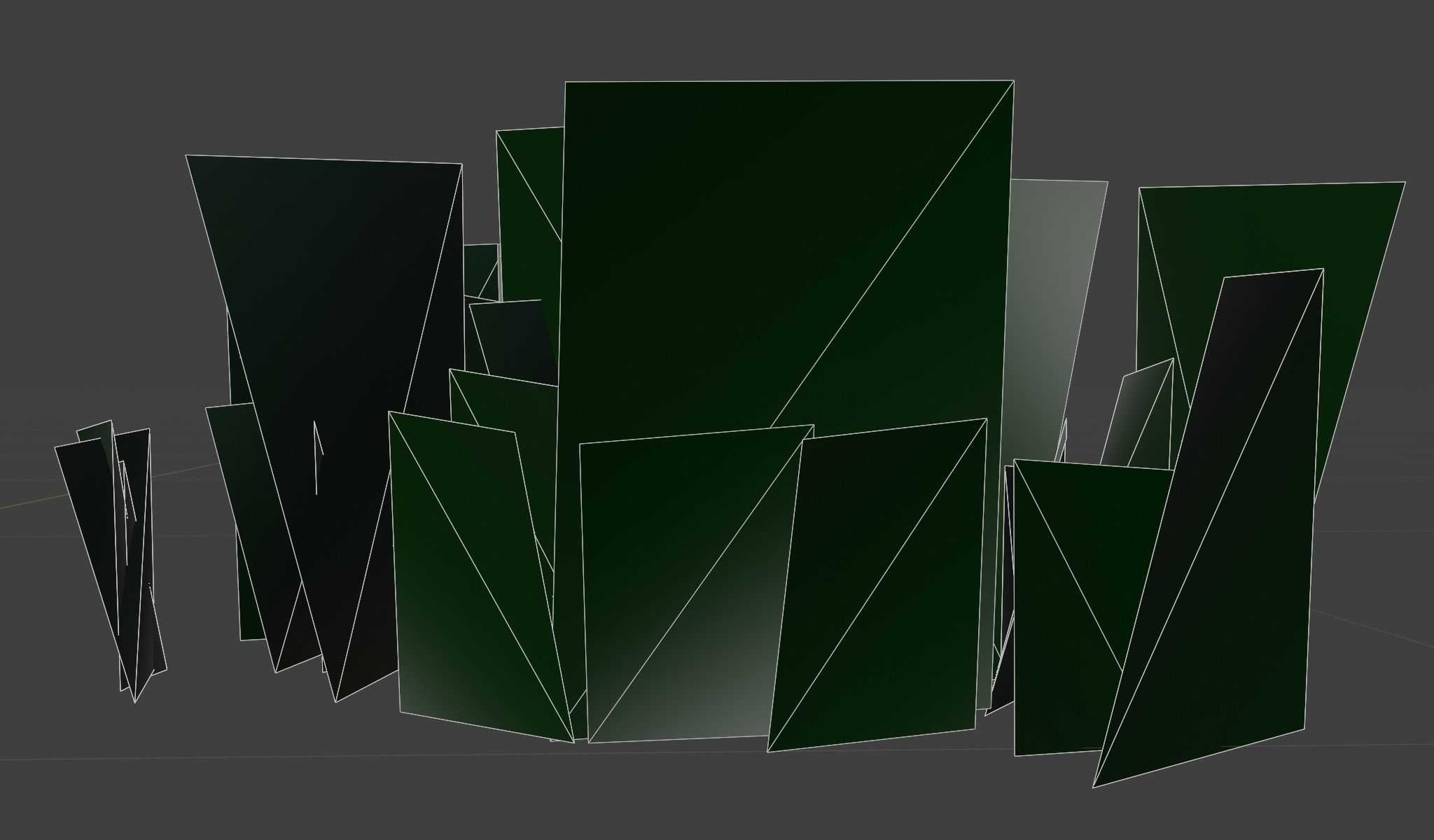 Realistic Grass Pack For Games Free low-poly 3D model_9