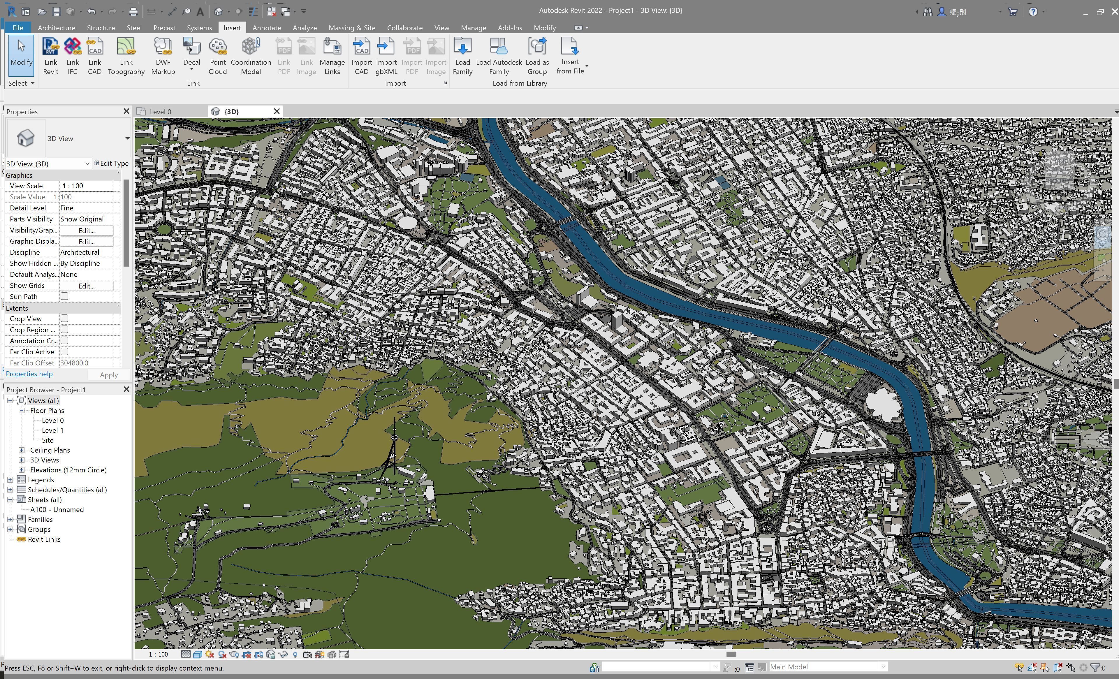 Tbilisi Low-poly 3D model_26
