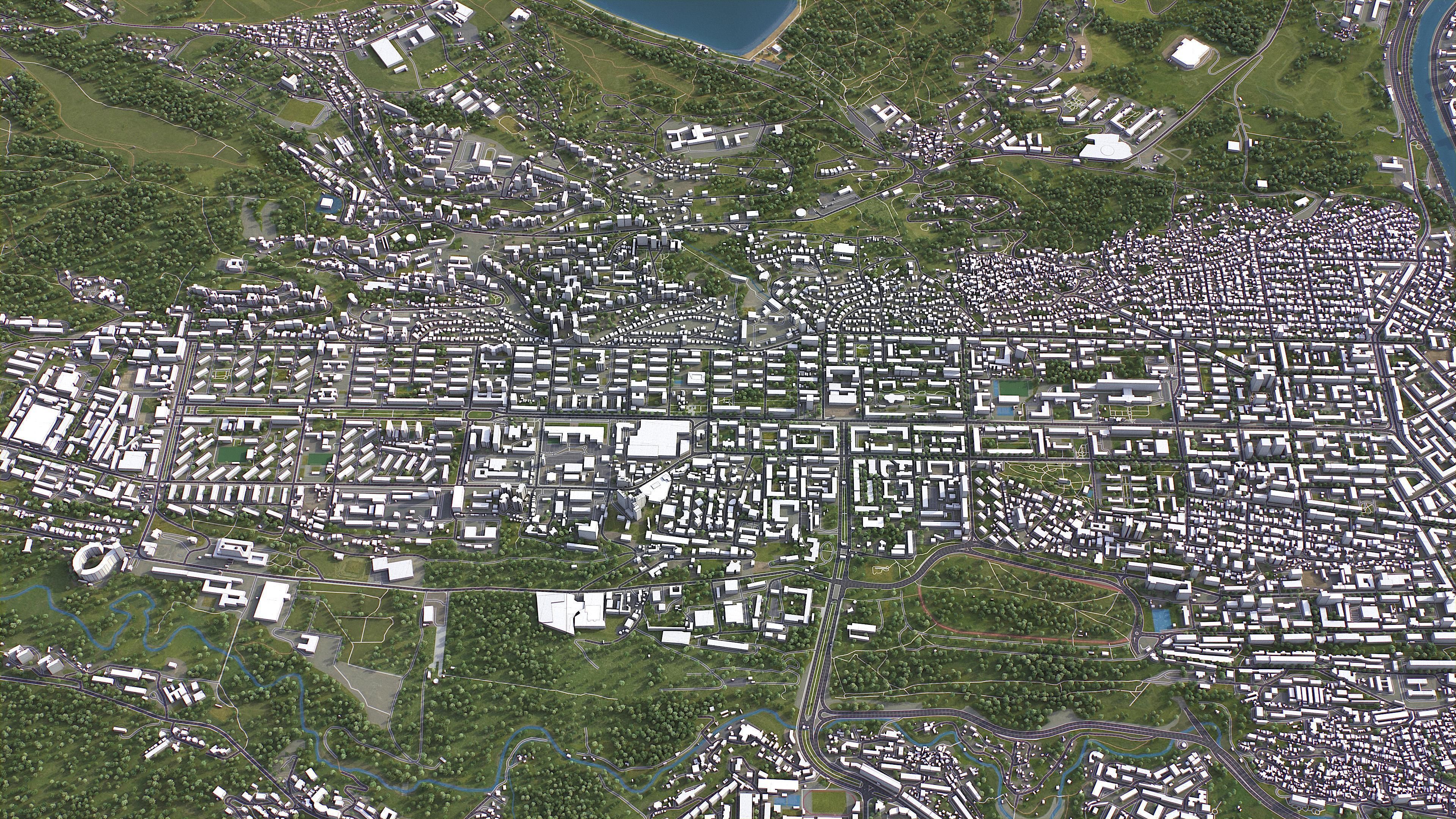 Tbilisi Low-poly 3D model_15