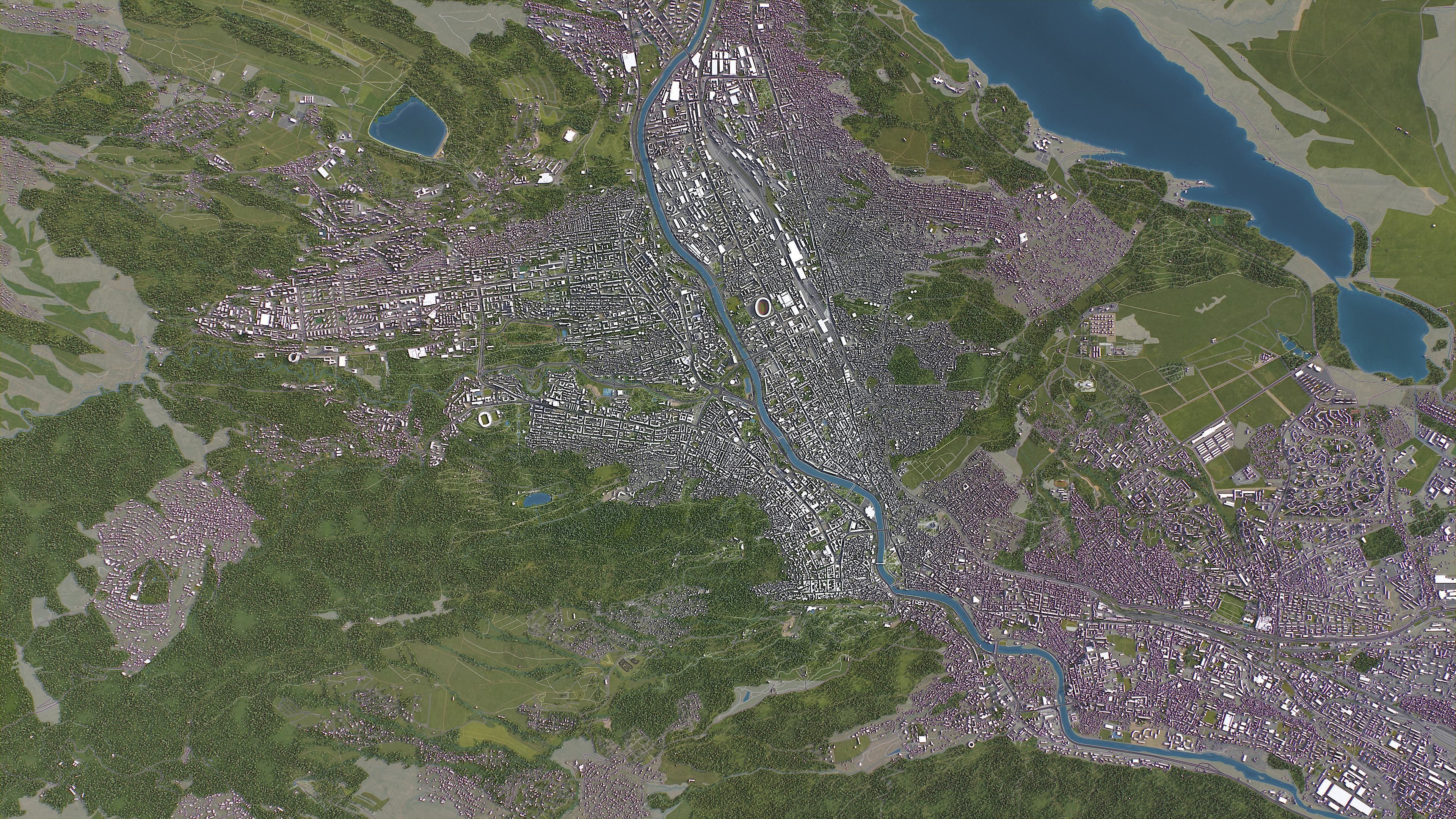 Tbilisi Low-poly 3D model_21