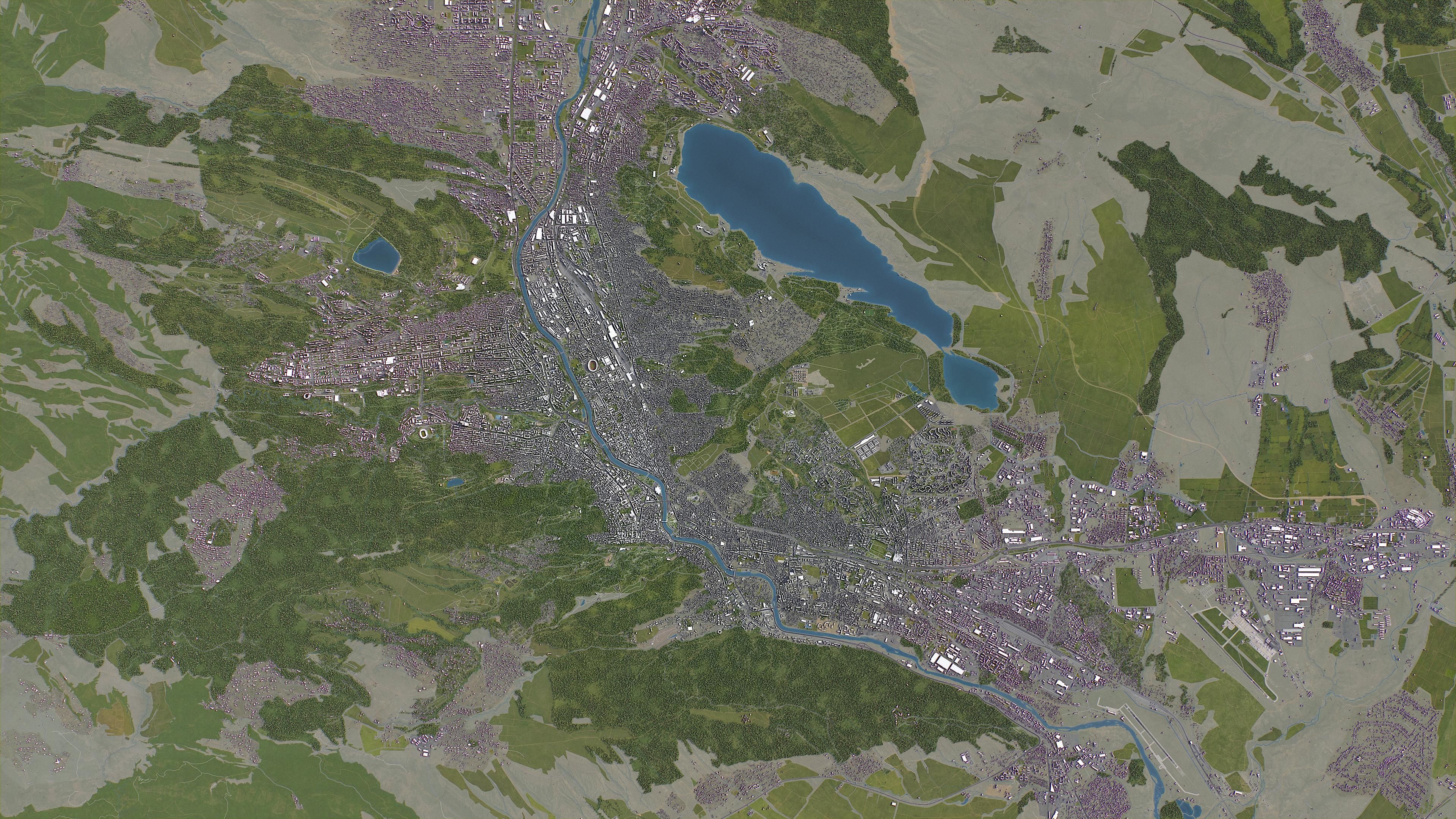 Tbilisi Low-poly 3D model_22