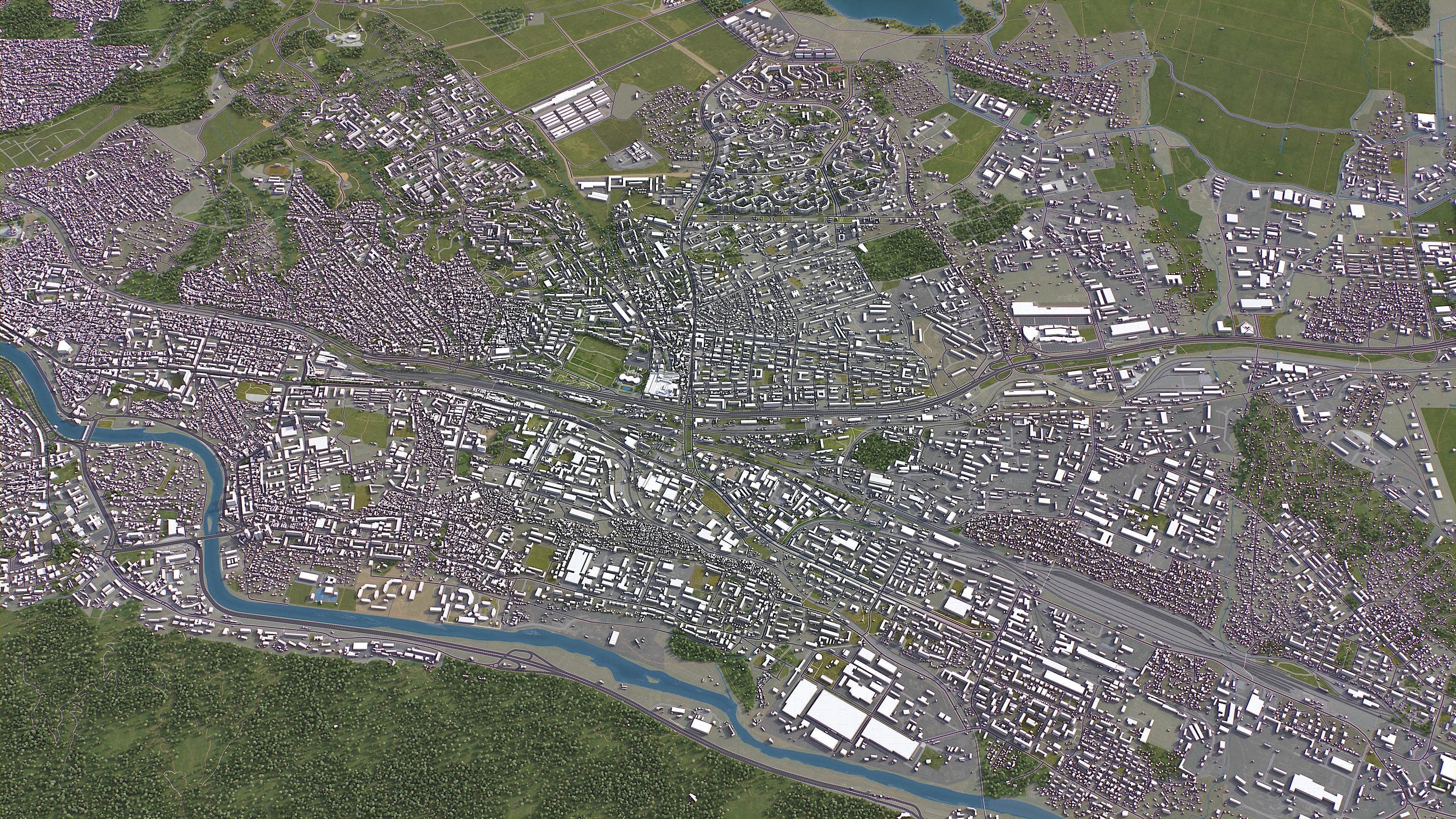 Tbilisi Low-poly 3D model_18