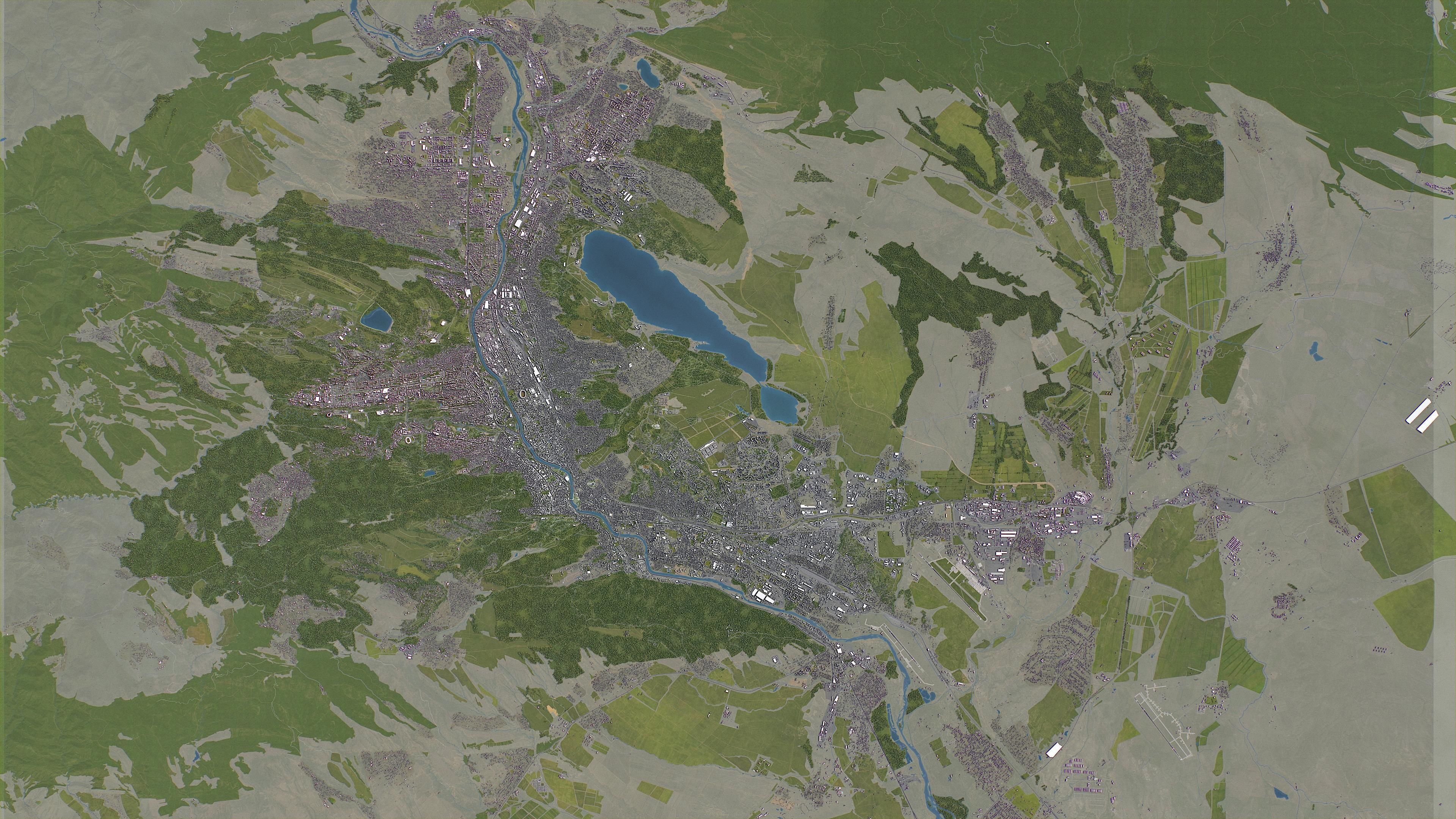 Tbilisi Low-poly 3D model_23