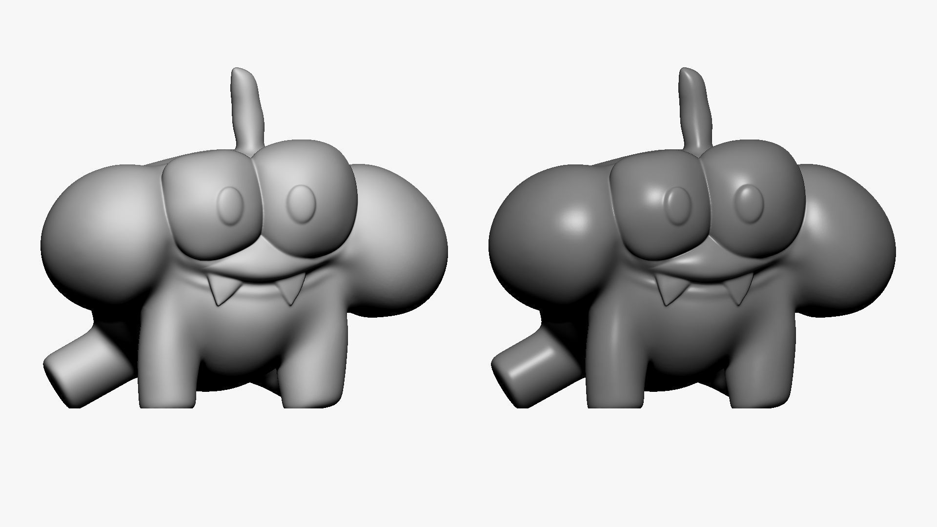 001261 a little green froggy alien 3dp 3D print model_5