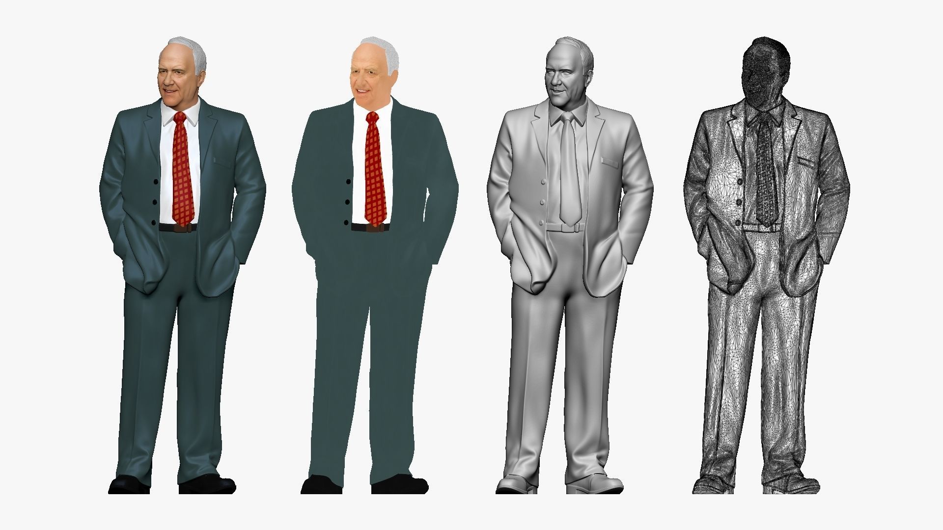 001267 smiling old man in gray suit 3D model_1