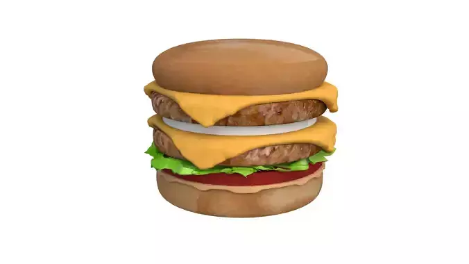 BURGER 3D MODEL hamburger 3D model