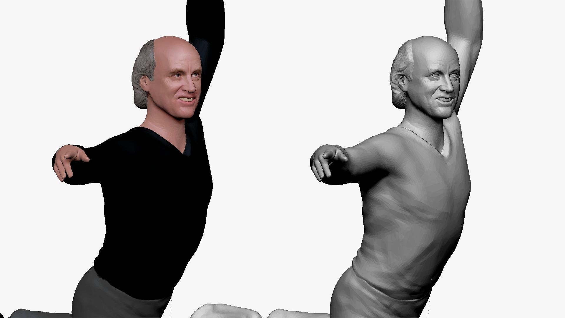 001272 ballet dancer in black top and gray pants 3D model_5