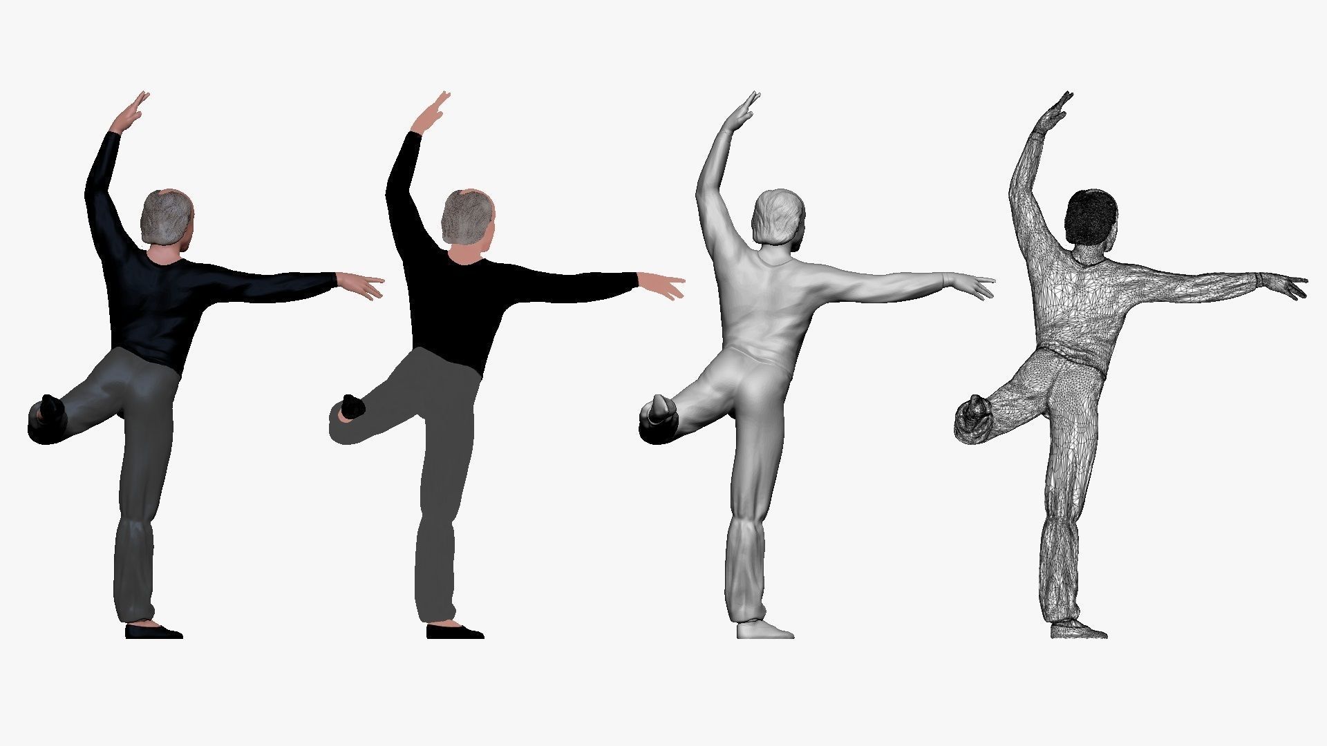 001272 ballet dancer in black top and gray pants 3D model_2