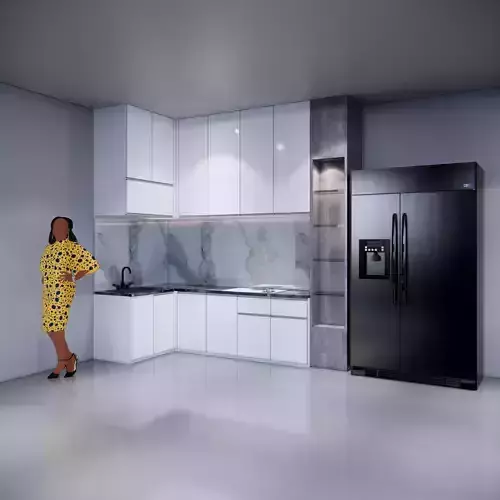 simple kitchen 3d model sketchup 3D print model