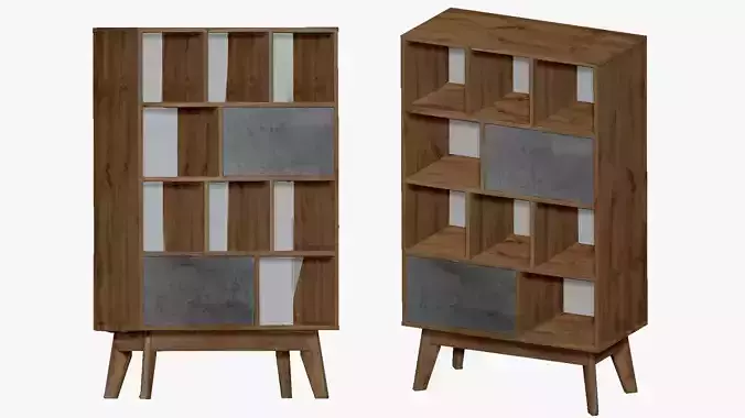 001280 cupboard lowpoly