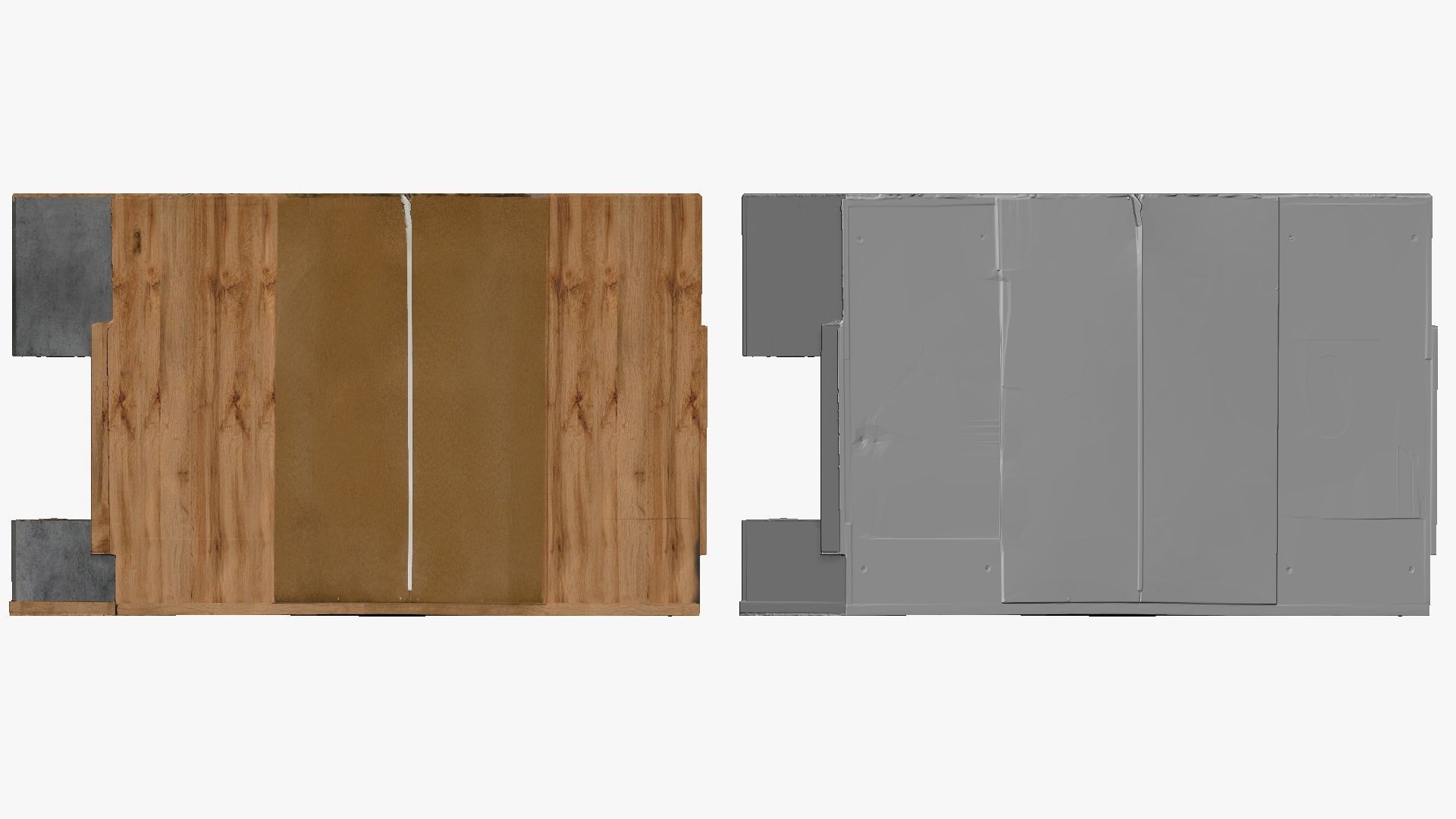 001281 scary wooden cupboard 3D model_5